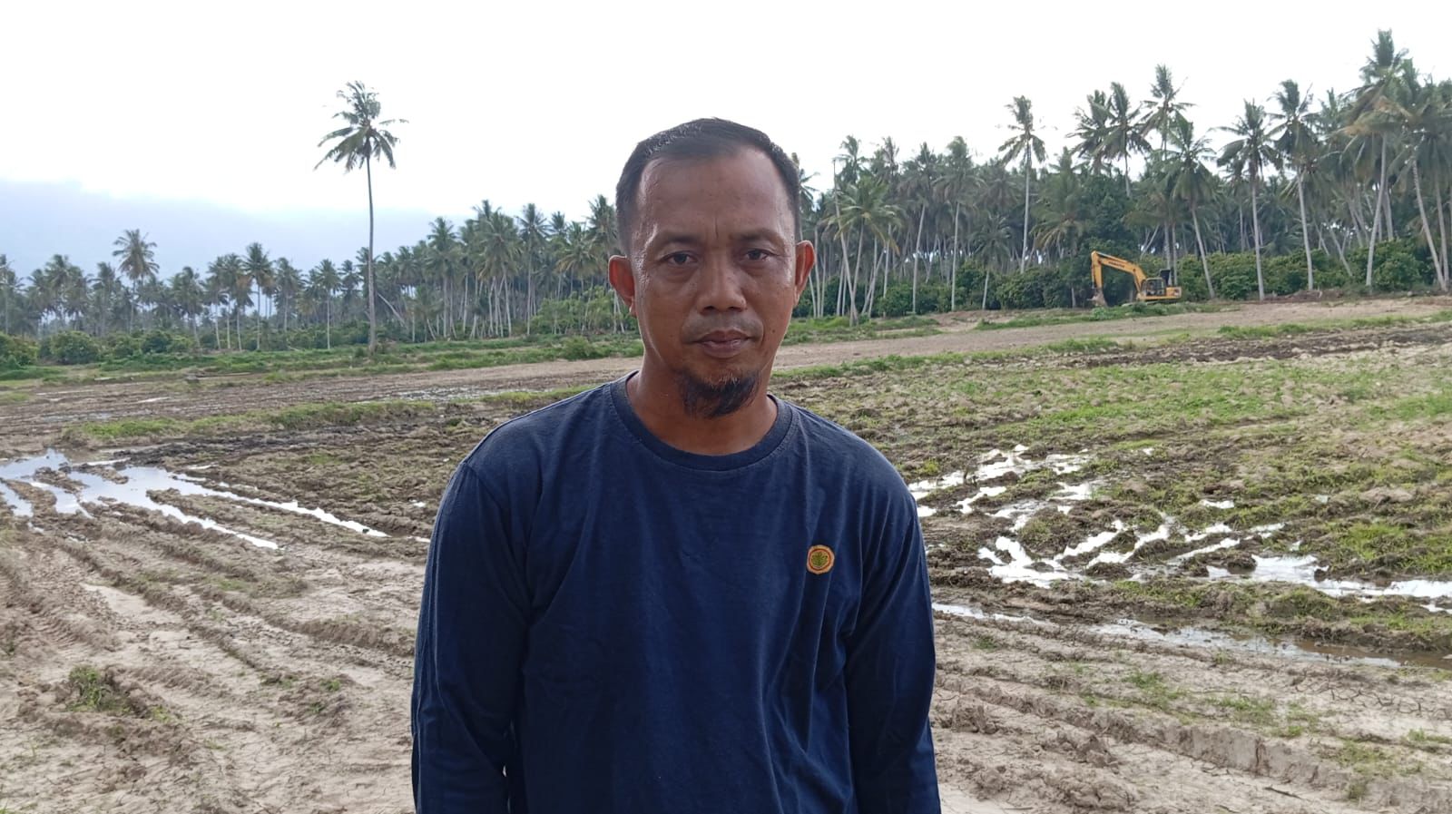 KELOMPOK : Ketua Kelompok Tani Tunas Mekar Desa Tulo, Abdul Rahim.(FOTO: ANGEL SUMBARA/RADAR PALU).