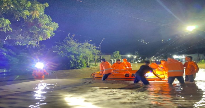 NIHIL KORBAN JIWA : Banjir yang melanda Kabupaten Tolitoli, Sulawesi Tengah, pada Minggu 26 Oktober 2025.