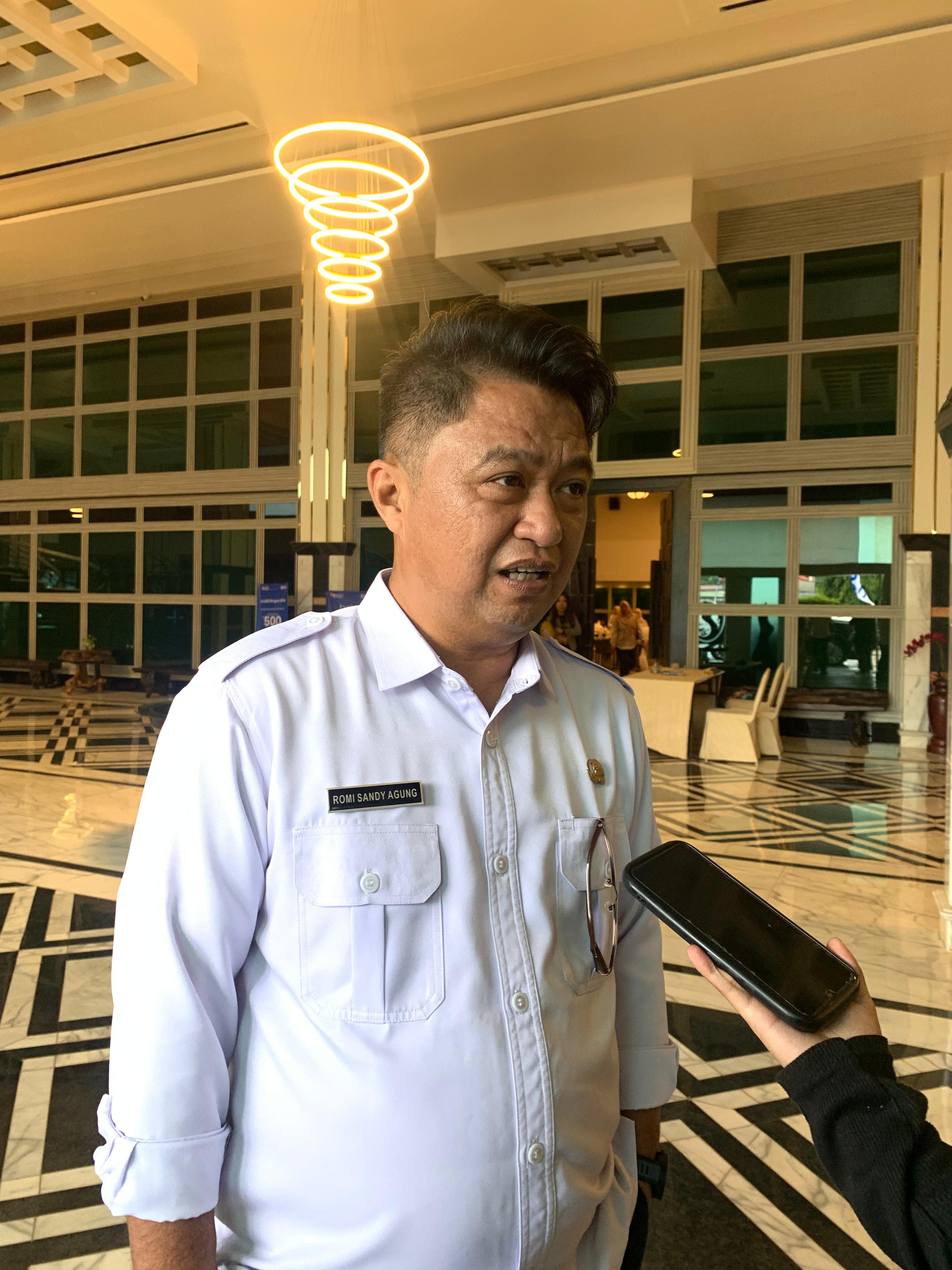 Kepala BPKAD Kota Palu, Romi Sandy Agung saat ditemui Radar Palu Jawa Pos Group pada Rabu (29/10/2025).