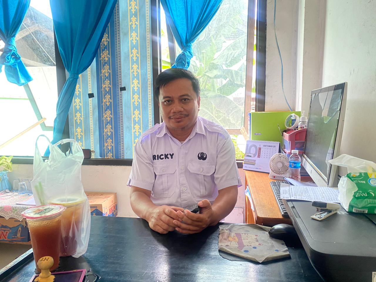 TANGANI ANAK STUNTING: Kasi Pemberdayaan Masyarakat dan Kesejahteraan Sosial Kelurahan Tond, Ricky SE.