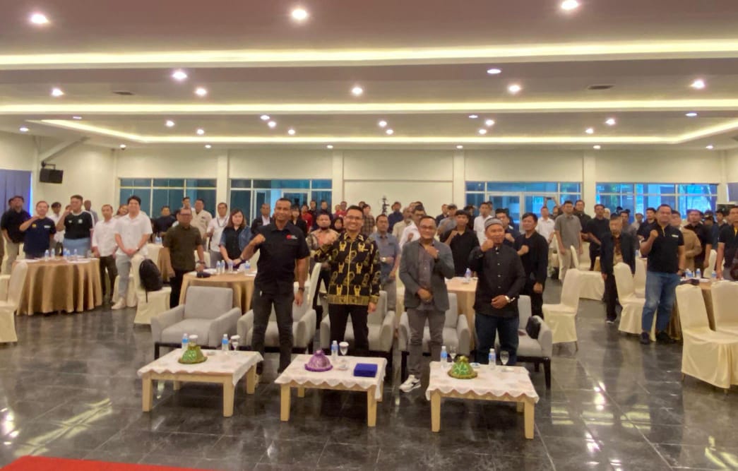 Suasana kegiatan November Arsitektur 2025 yang digelar Ikatan Arsitek Indonesia (IAI) Sulawesi Tengah di Palu Golden Hotel, Sabtu (1/11).