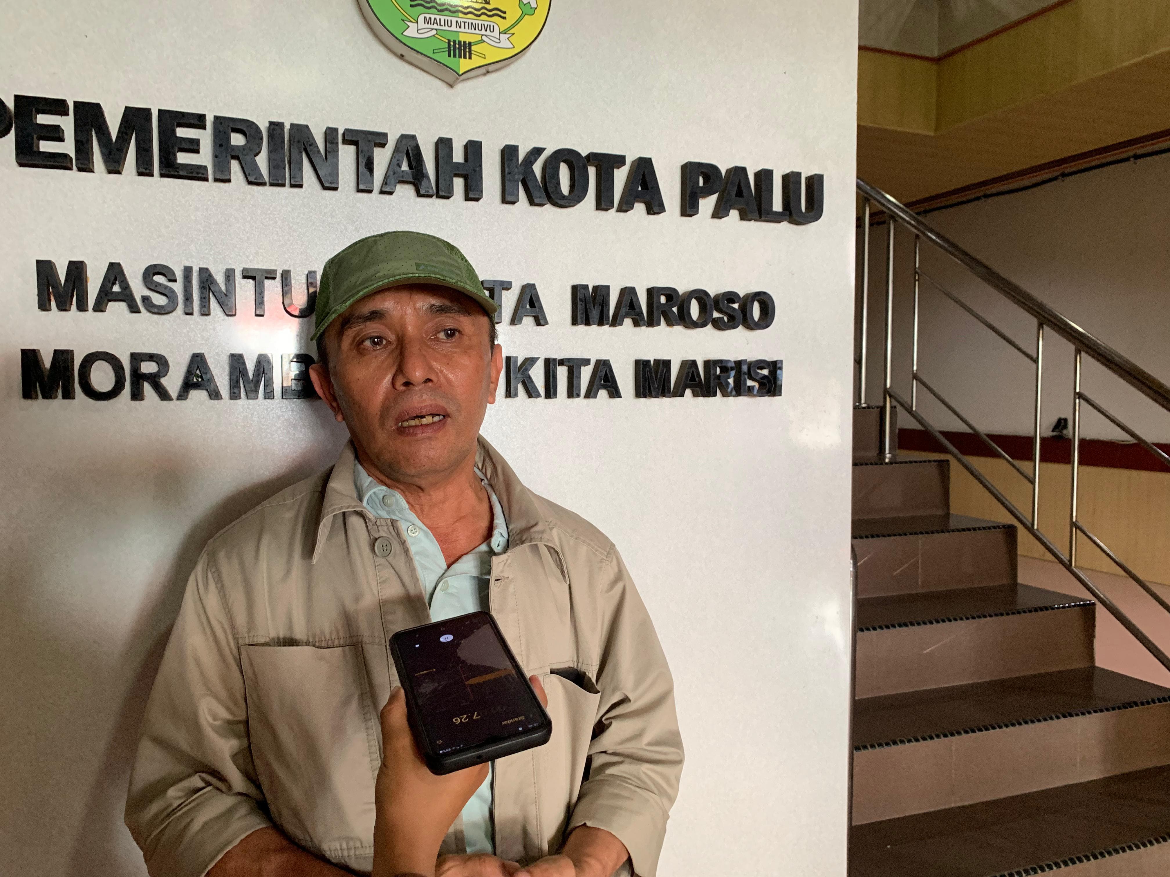 Kepala Dinas Pariwisata Kota Palu, Ridwan Mustapa saat ditemui Radar Palu Jawa Pos Group, Jumat (7/11/2025).