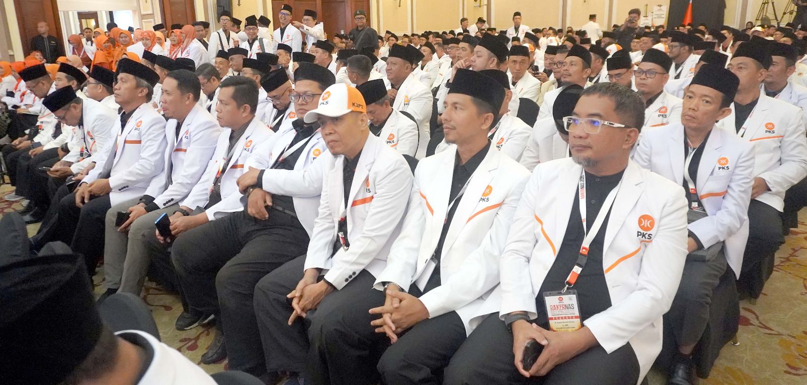 RAKERNAS : Tampak pengurus DPTW hadir di Rakernas PKS, di Jakarta, Senin &ndash; Rabu (10-12 November 2025).(FOTO: HUMAS DPW PKS SULTENG/RADAR PALU).