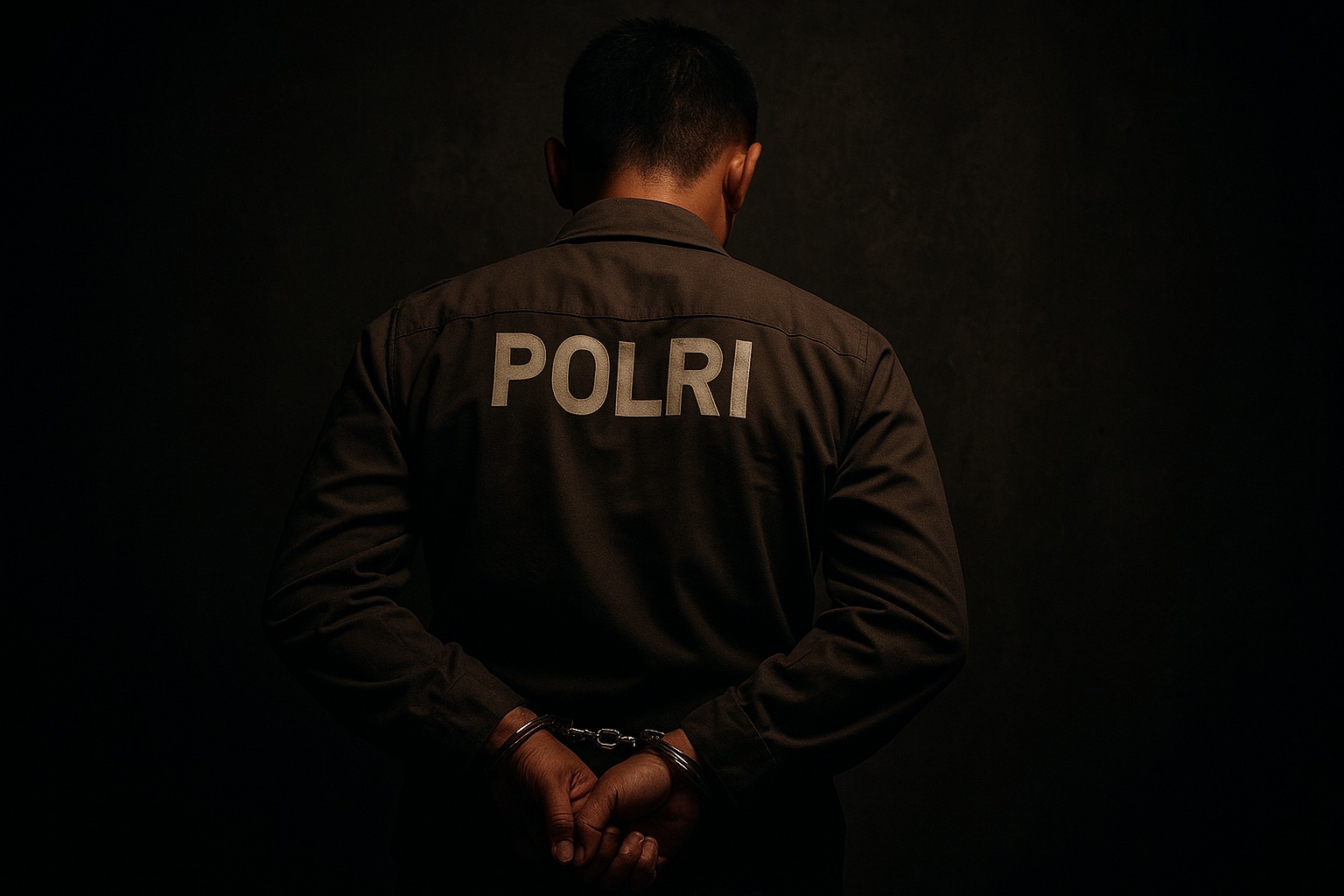 Ilutrasi oknum anggota Polri di tahan