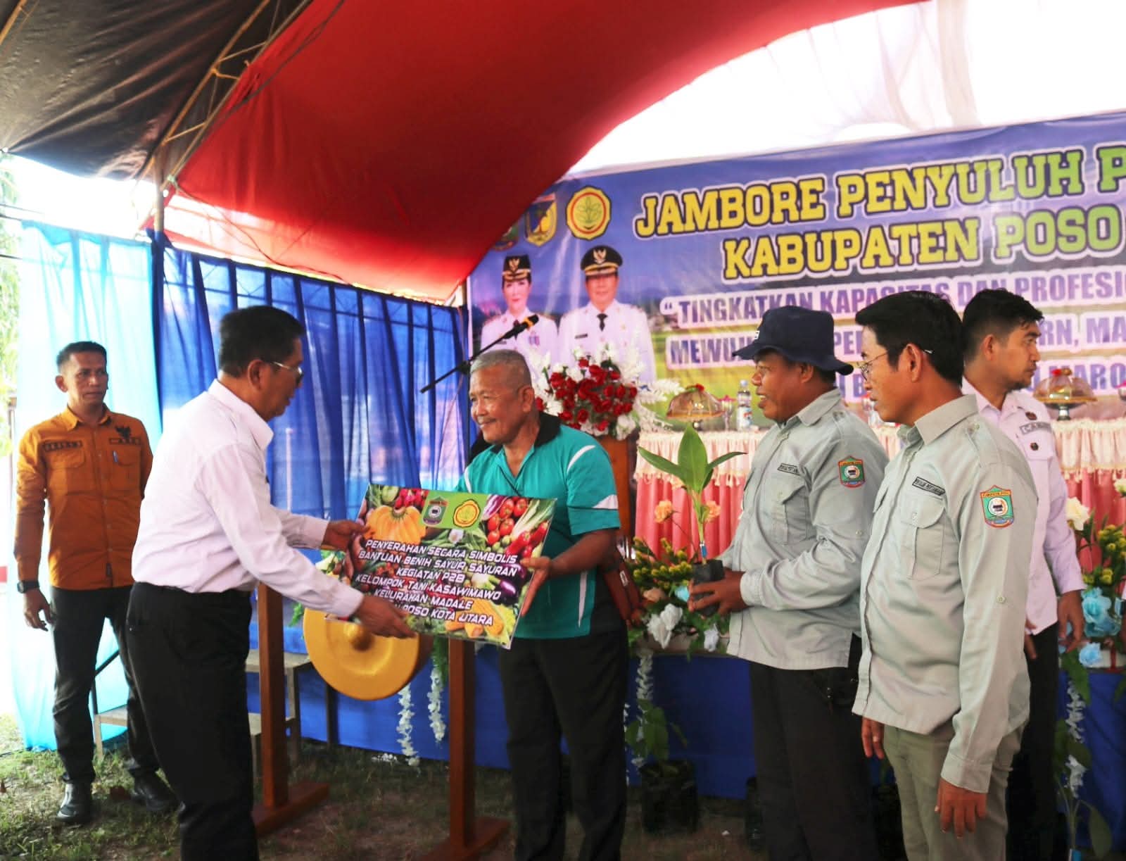 PENYULUH : Jambore penyuluh pertanian, di Kabupaten Poso.(FOTO: BUDIYANTO WIHARTO/RADAR PALU).