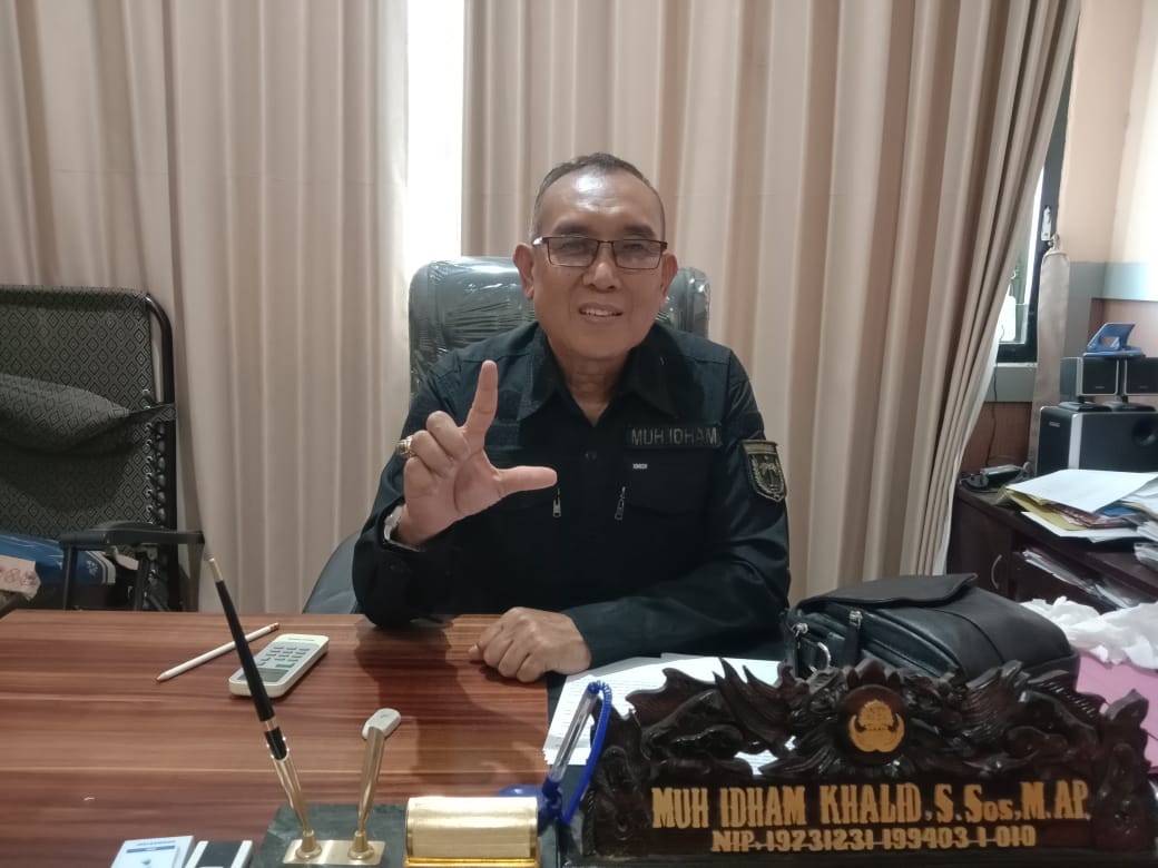 KOLABORASI LITERASI : Plt. Kepala Dinas Muh Idham Khalid gaungkan kolaborasi bersama berbagai elemen baik Perpusnas RI hingga kabupaten-kota.