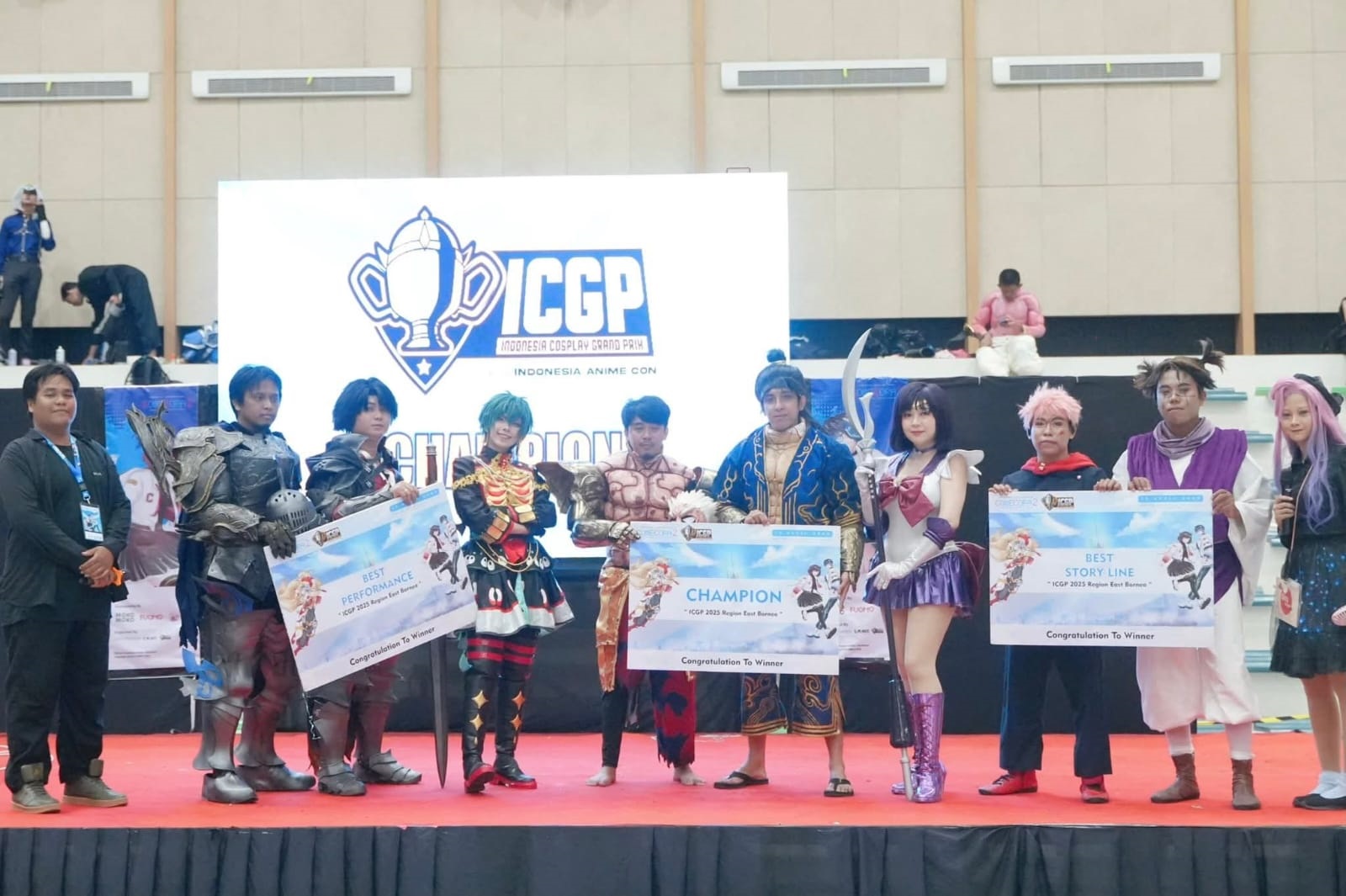 BERPRESTRASI: Di lain kesempatan dan waktu, Komunitas Plutonium kembali menjadi pemenang di event ICGP. Kali ini menyabet kemenangan Best Story Line.