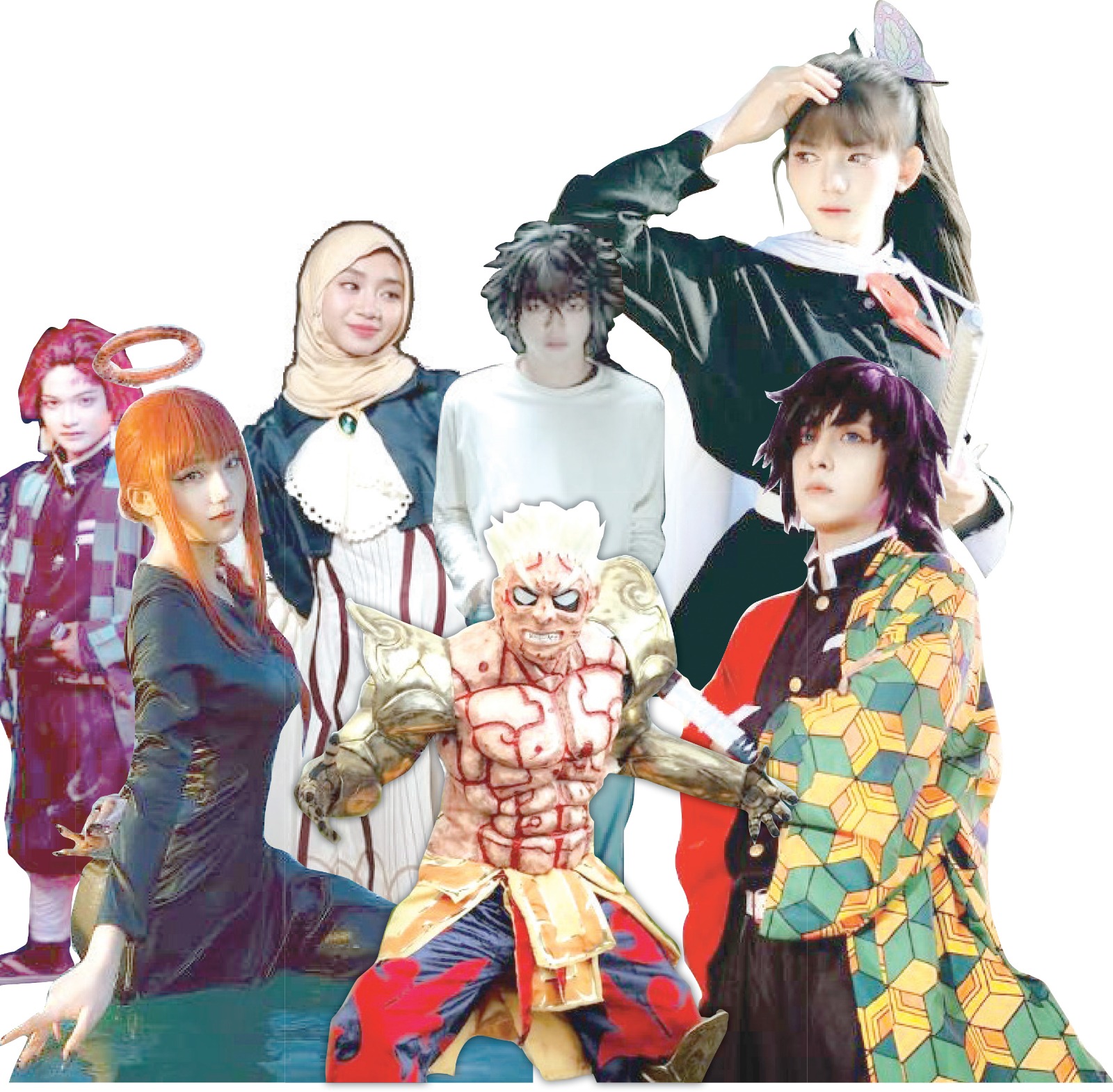 COSPLAYER: Para cosplayer anime di Kota Palu.
