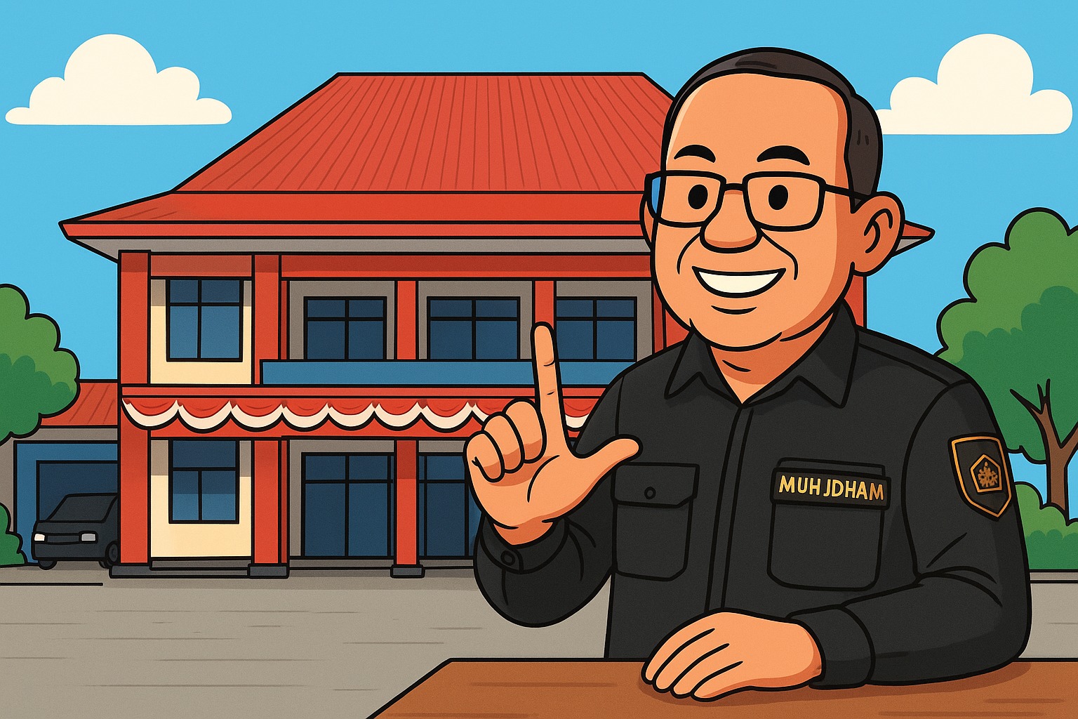 TERUS BERBENAH: Ilutrasi Plt Kepala Dinas Perpustakaan dan Kearsipan Sulteng Muh Idham Khalid.