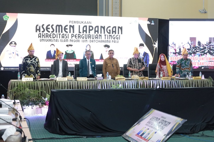 Gubernur Anwar Hafid menghadiri pembukaan Asesmen Lapangan Akreditasi UIN Datokarama Palu sebagai bentuk dukungan terhadap peningkatan mutu pendidikan tinggi di Sulteng.