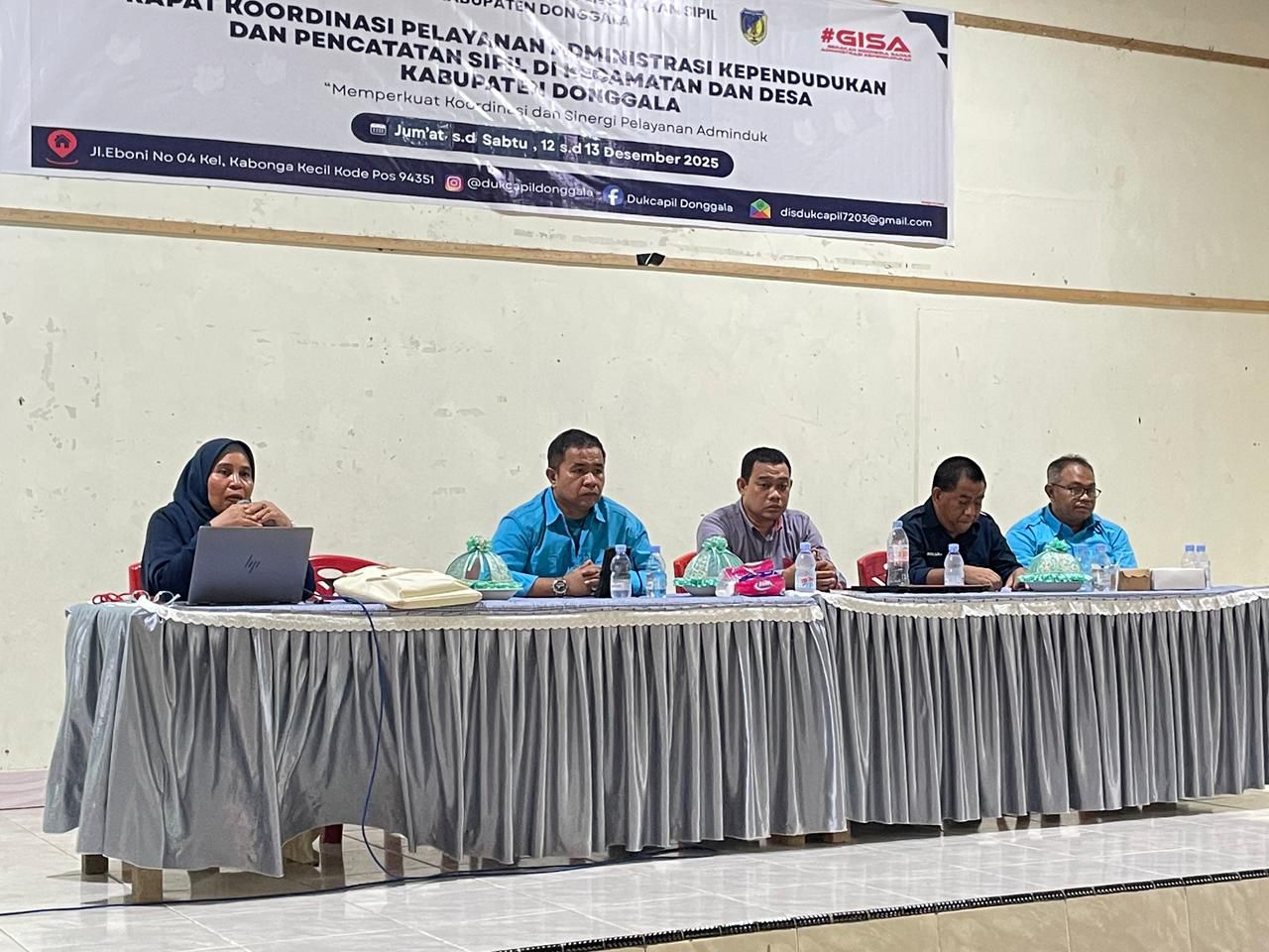 RAKOR: Pemkab Donggala sata menggelar Rakor yang berlangsung di Desa Sabang, Sabtu (13/12/25).(FOTO: ISTIMEWA/RADAR PALU).