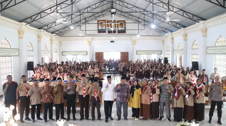 GENERASI: Pembukaan ISCA di Ponpes Gontor, di Kabupaten Poso.(FOTO: BUDIYANTO WIHARTO/RADAR PALU).