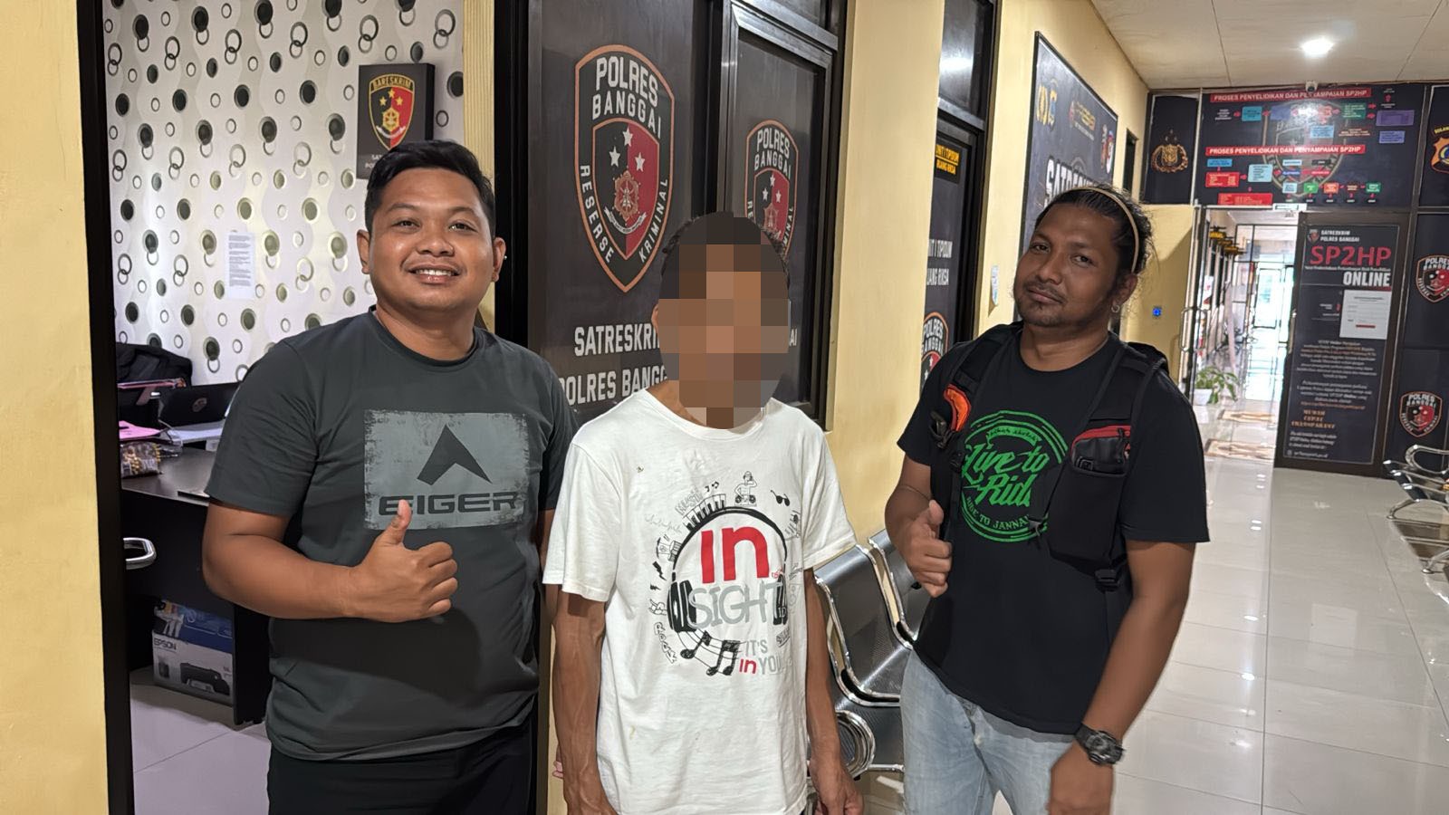 PENCABULAN: Tersangka kakaek cabul, SU (66), diamankan di Polres Banggai.(FOTO: NENDRA PRASETYA/RADAR PALU)