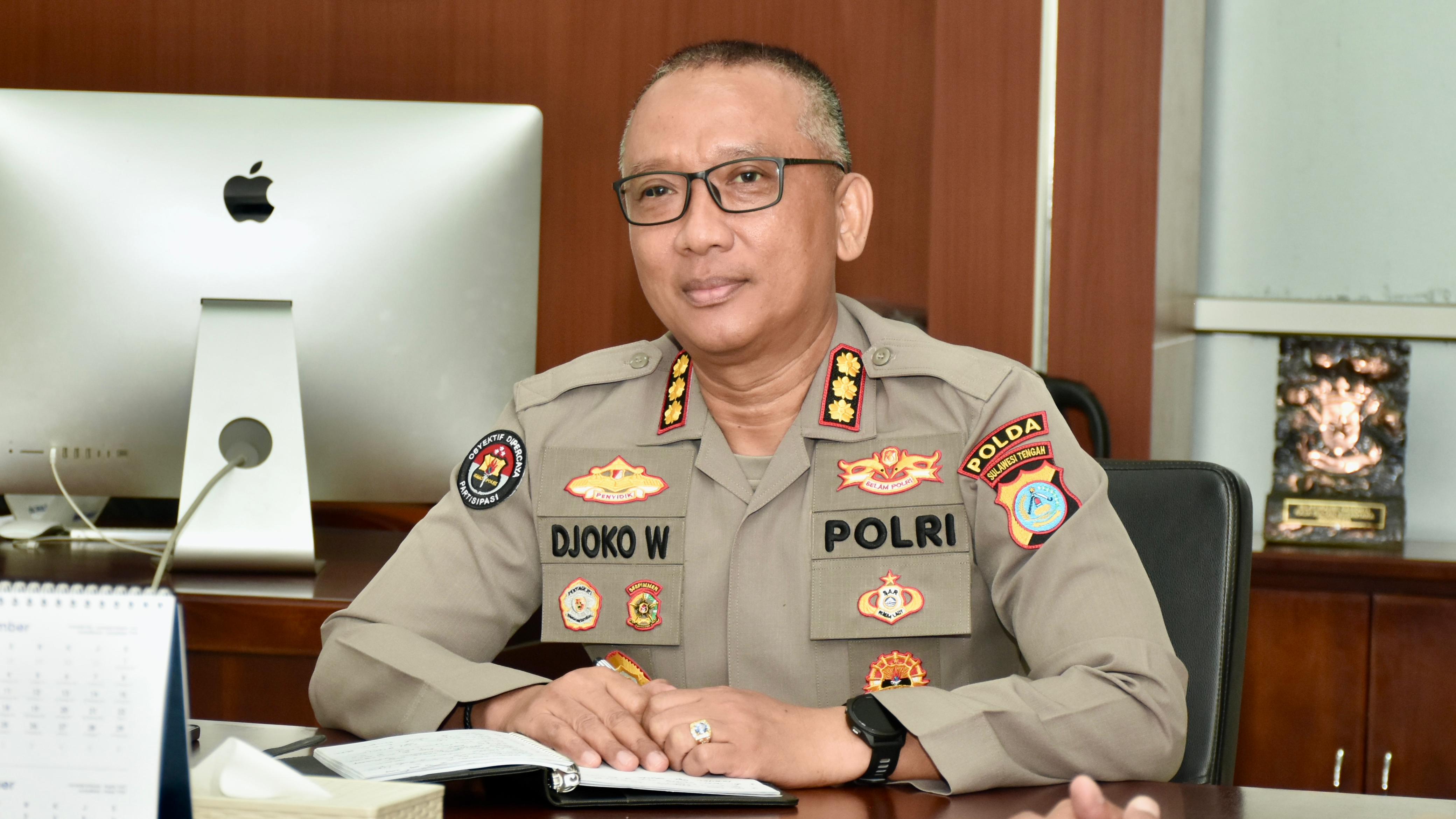 Kabid Humas Polda Sulteng Kombes Pol Djoko Wienartono