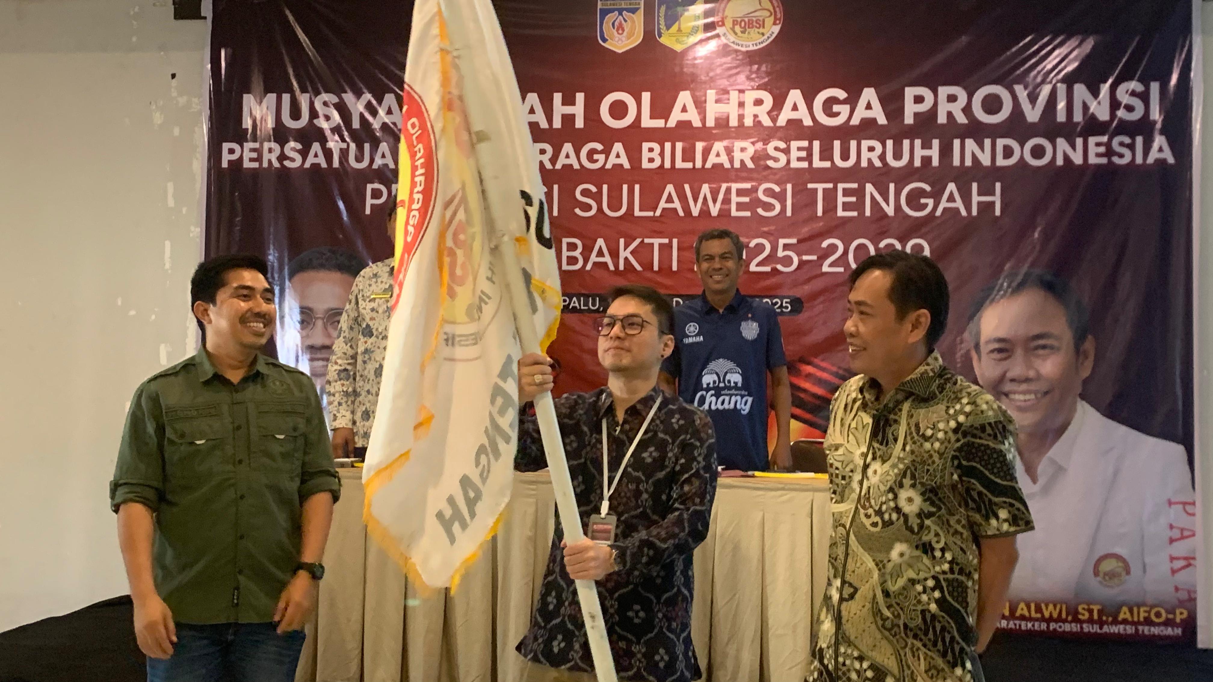 Andi Raharja Limbunan resmi terpilih secara aklamasi sebagai Ketua Persatuan Olahraga Biliar Seluruh Indonesia (POBSI) Sulawesi Tengah periode 2025&ndash;2029.