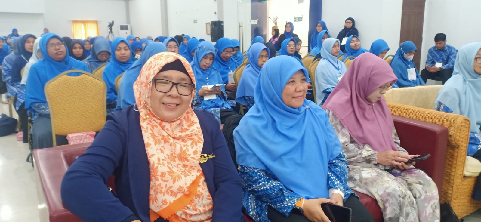 MENGHADIRI: Ketua Fraksi PKS DPRD Sulteng Hj. Wiwik Jumatul Rofiah, menghadiri Muswil JSIT Sulteng, Kamis  (25/12/2025).