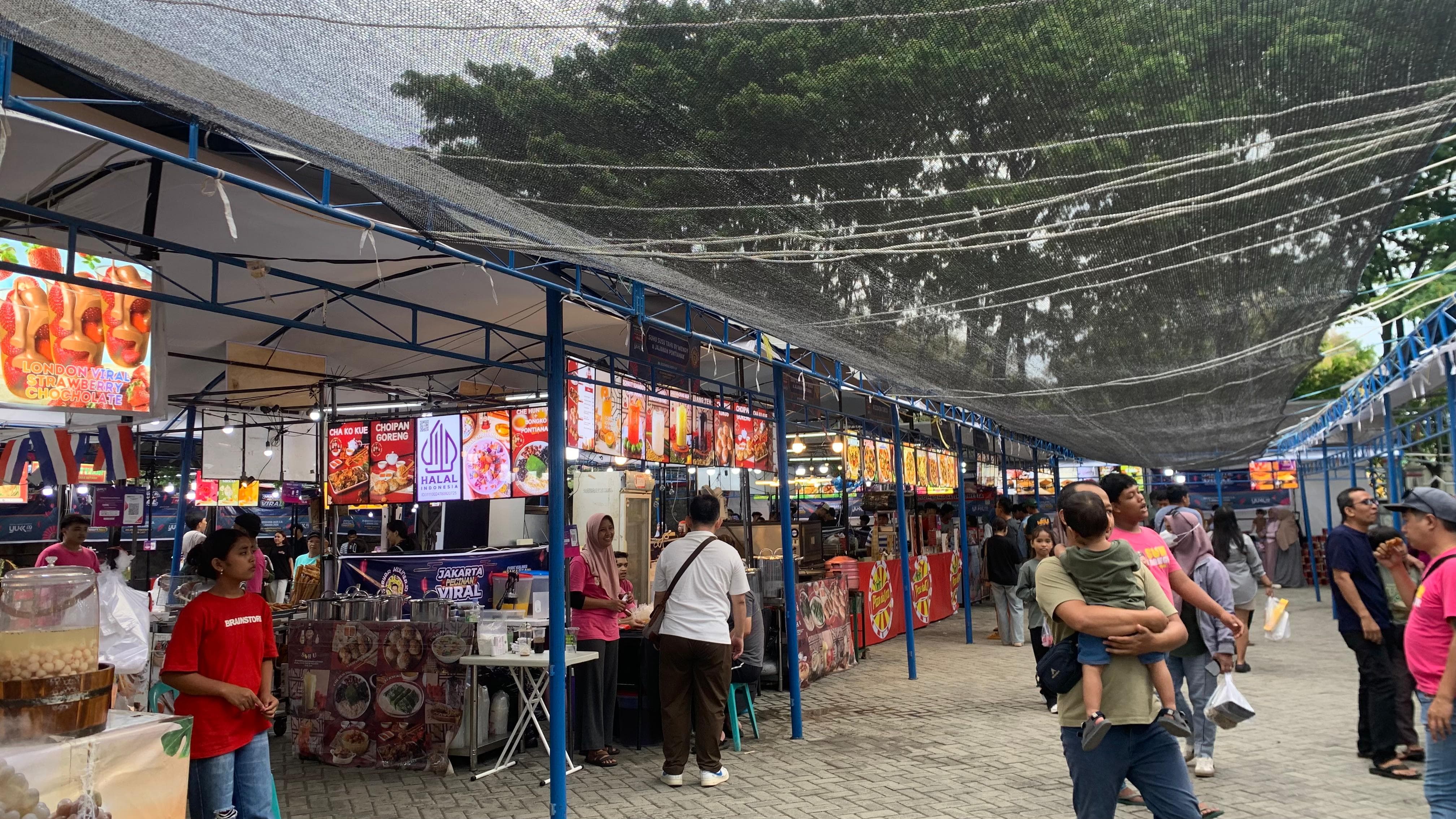 GEBYAR KULINER : Event kuliner berskala nasional resmi digelar di Kota Palu mulai 26 Desember hingga 4 Januari, di Jodjokodi Convention Center (JCC).