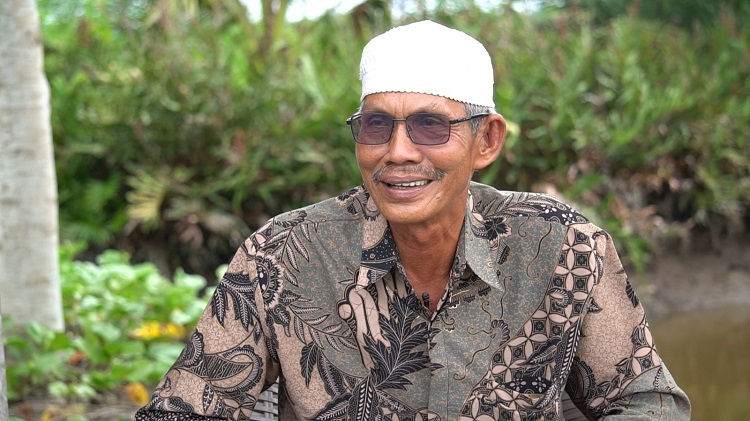 Tokoh masyarakat Dusun Tikke, Hamma P.