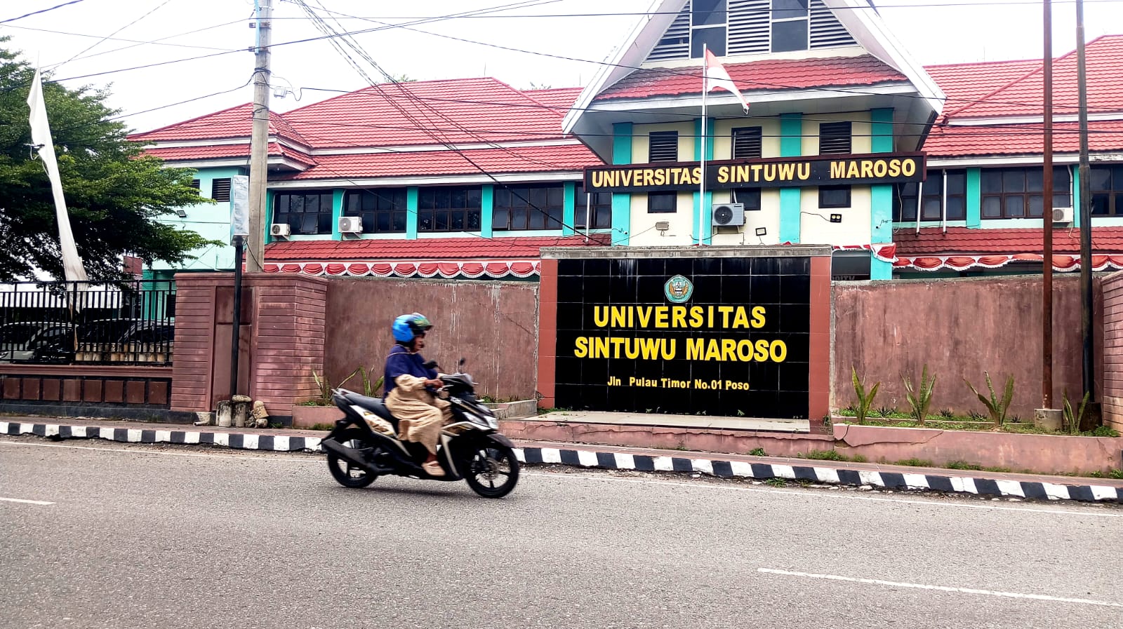 KAMPUS: Inilah kampus Unsimar Poso, tempat sivitas akademika beraktifitas.(FOTO: ISTIMEWA/RADAR PALU).