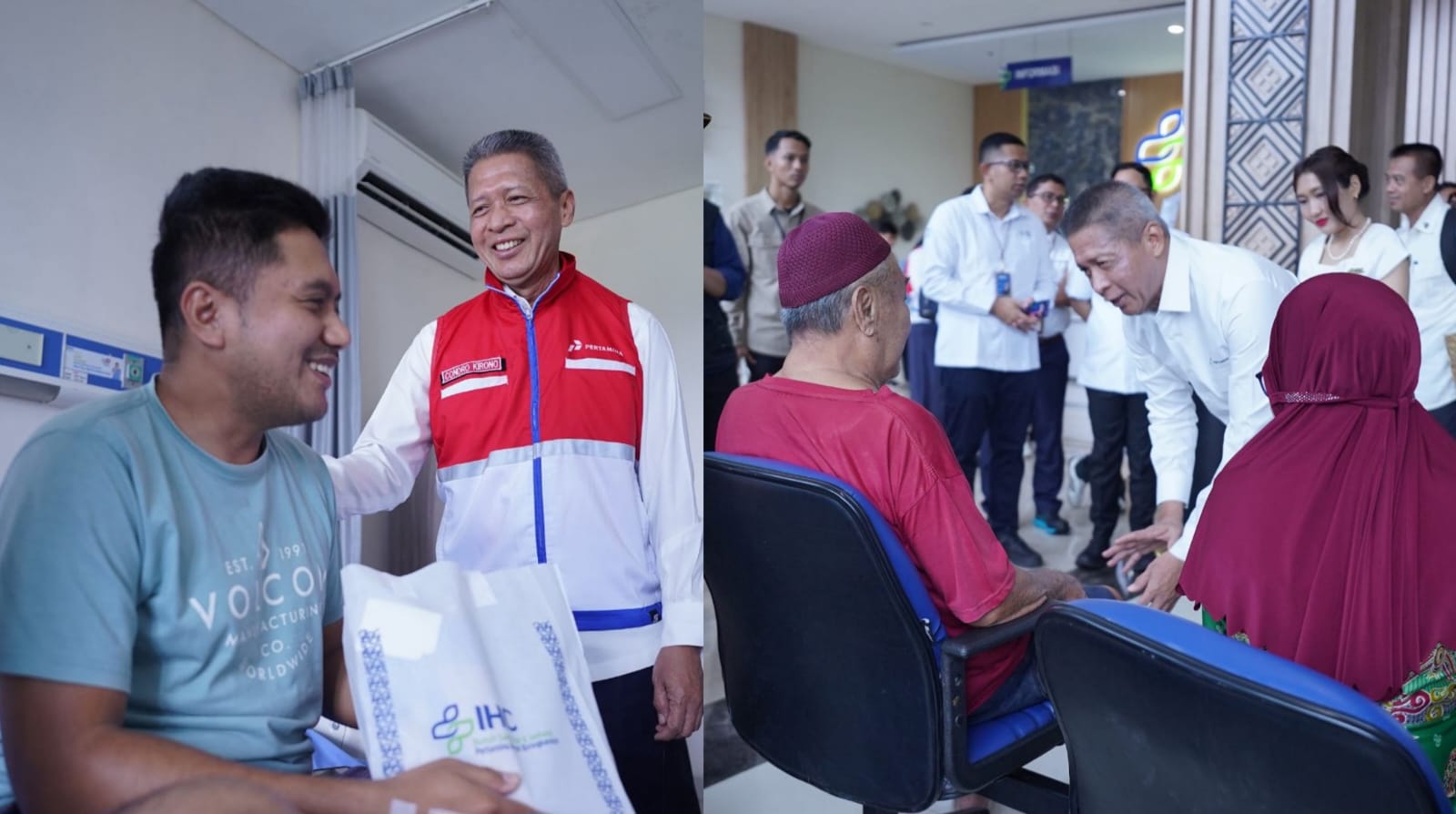Dewan Komisaris PT Pertamina (Persero) saat melakukan management walkthrough di RSOJ Pertamina Makassar Royal Biringkanaya, Sulawesi Selatan.
