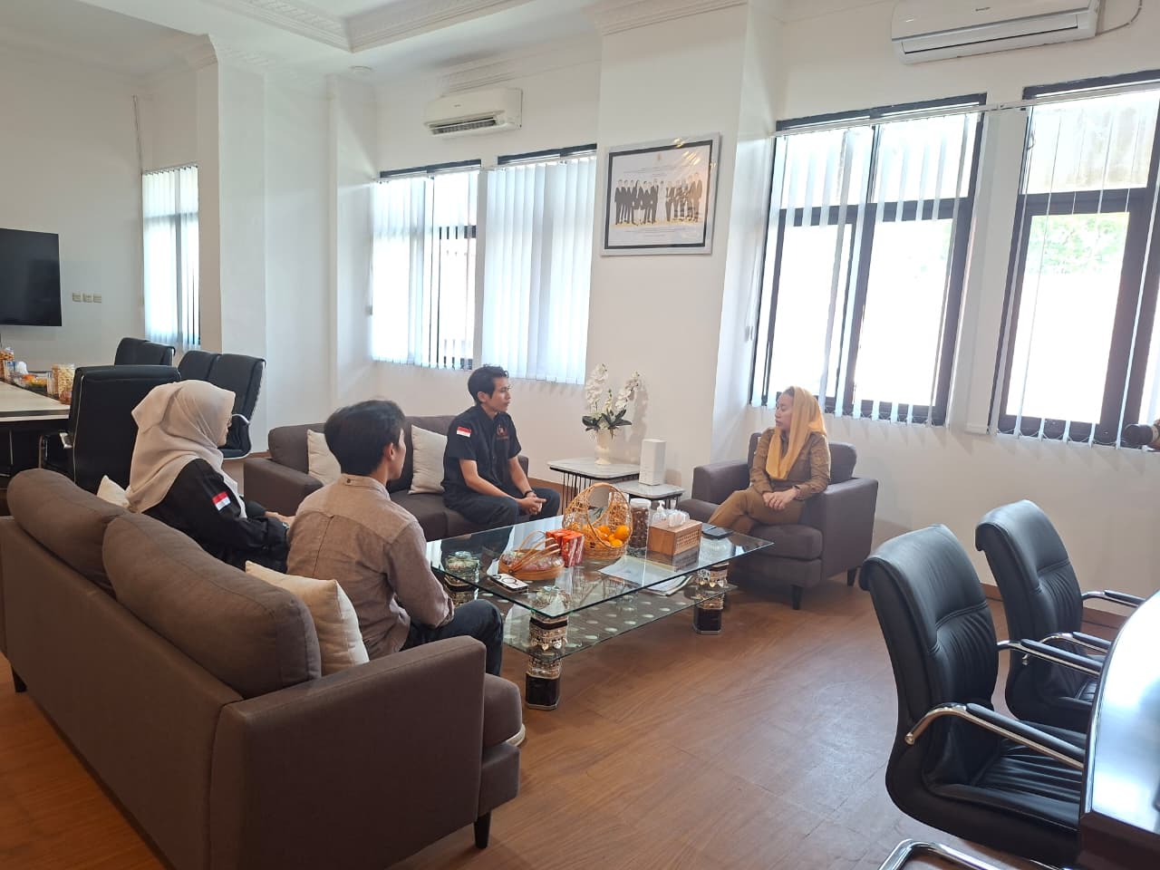 Pengurus Perisai Syarikat Islam audiensi dengan Wakil Wali Kota Palu Imelda Liliana Muhidin, membahas sinergi pemuda dan pemerintah, Senin (12/1/2026)