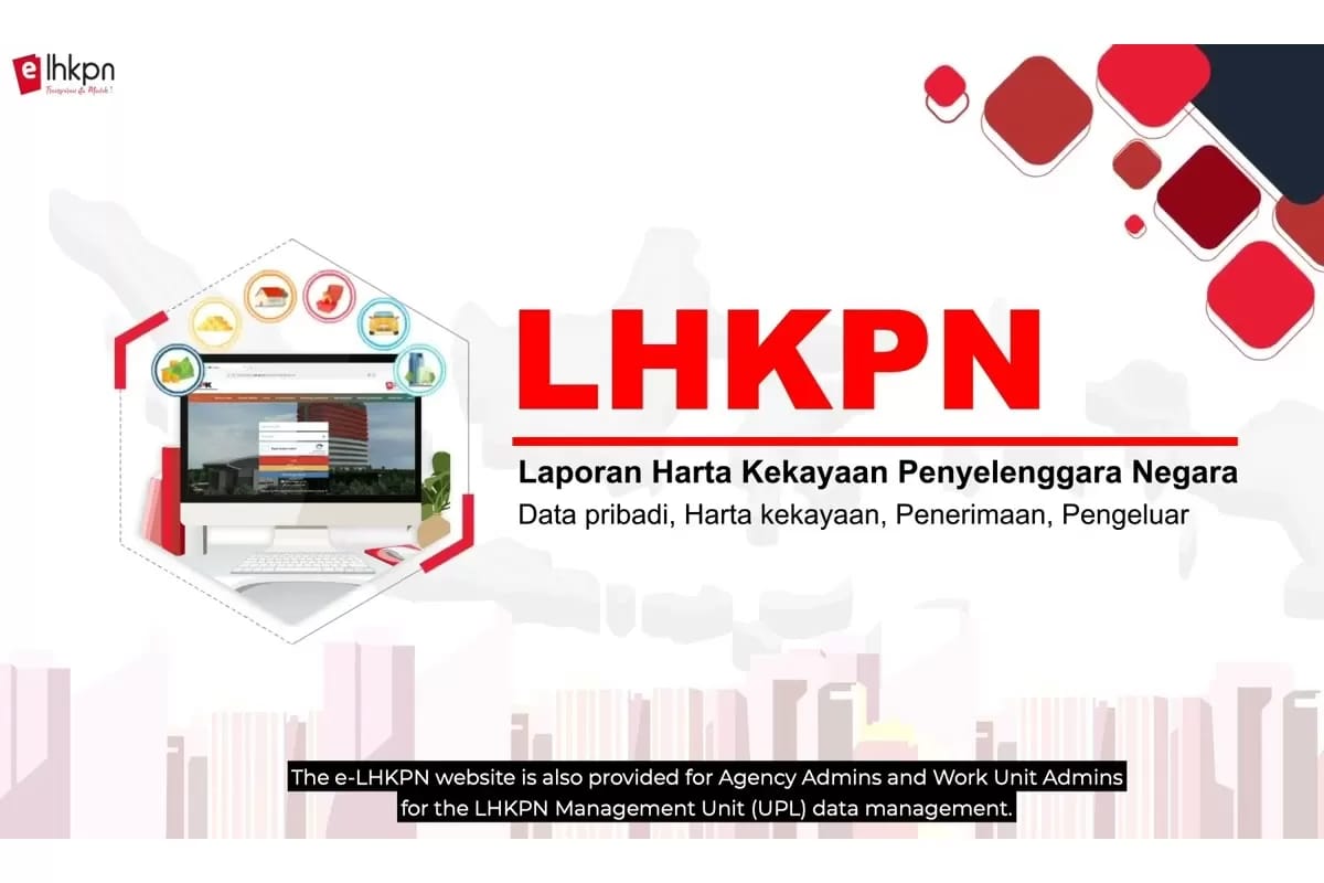 Halaman LHKPN di website KPK.