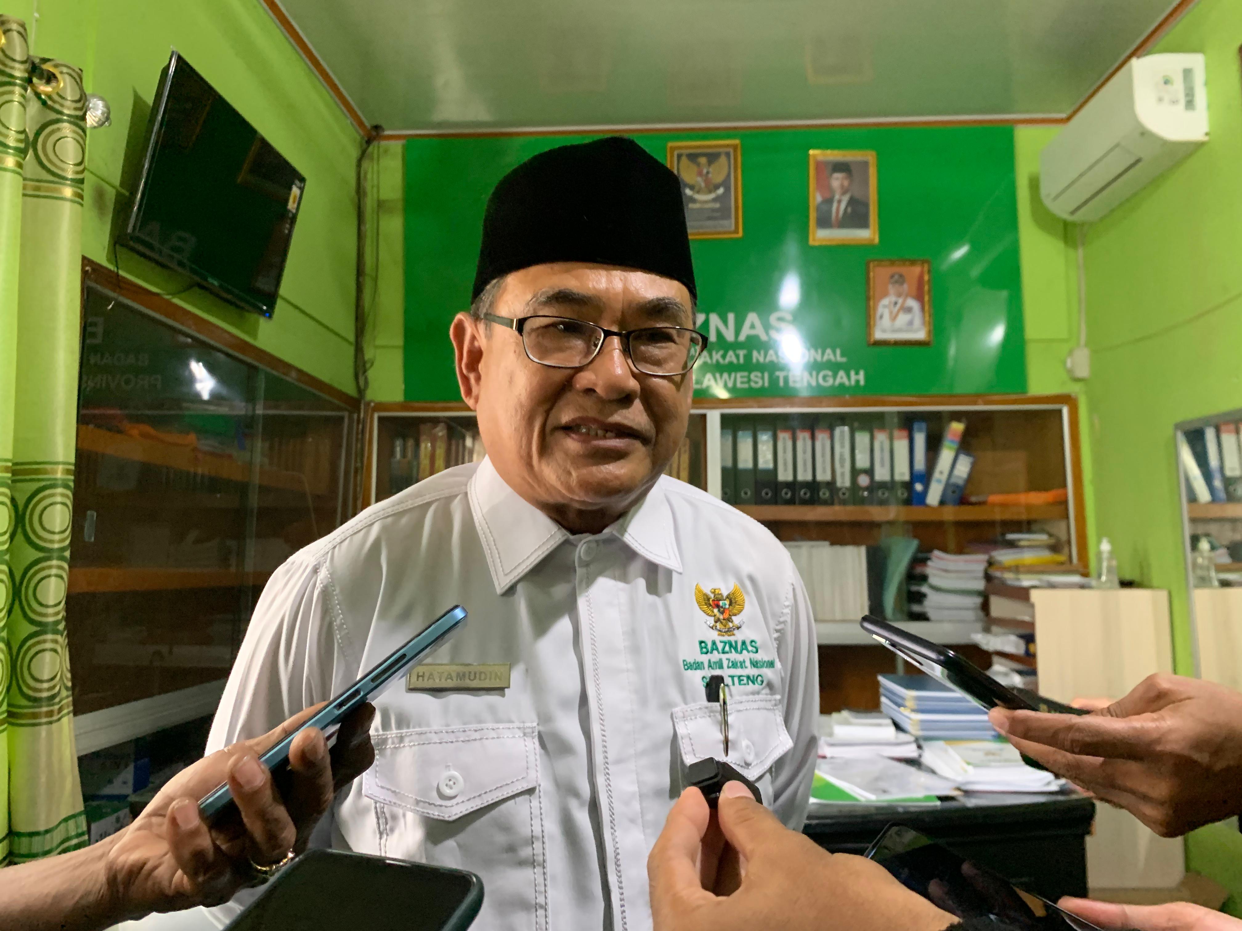 Ketua Umum BAZNAS Provinsi Sulawesi Tengah, Hatamudin.