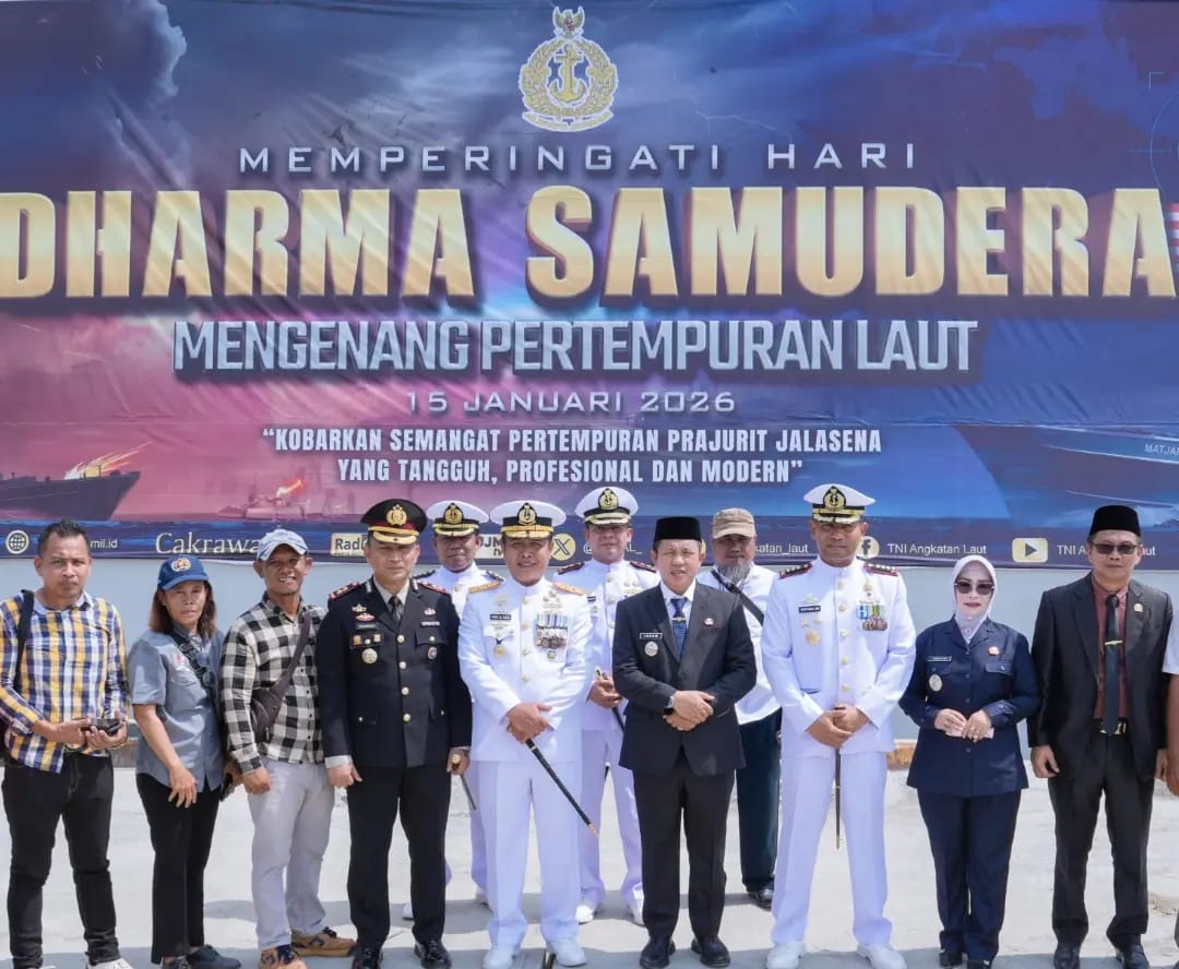 UPACARA: Usai upacara memeringati hari Dharma Samudera di Morowali.(FOTO: SUPRIYONO/RADAR PALU).