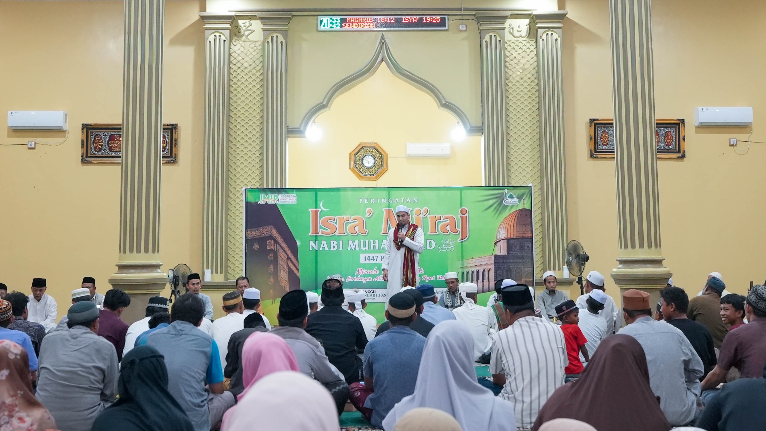 Peringatan Isra Mi&rsquo;raj 1447 H di Masjid Idris Al-Amin Bahodopi menjadi momentum memperkuat iman, doa, dan keyakinan akan pertolongan Allah SWT.