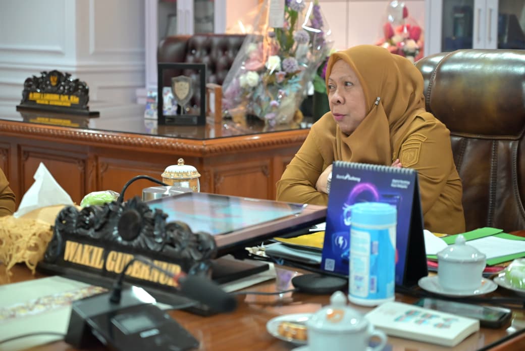 Rapat Koordinasi KPK membahas evaluasi dan perluasan program Desa Antikorupsi nasional yang diikuti Pemprov Sulteng.