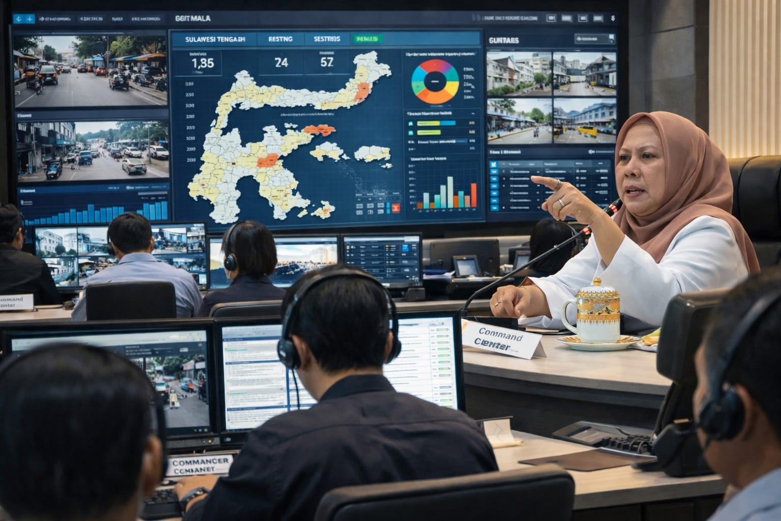 Ilustrasi pemantauan layanan publik berbasis digital. Sistem ini dirancang memastikan setiap laporan masyarakat tercatat dan ditindaklanjuti tepat waktu.