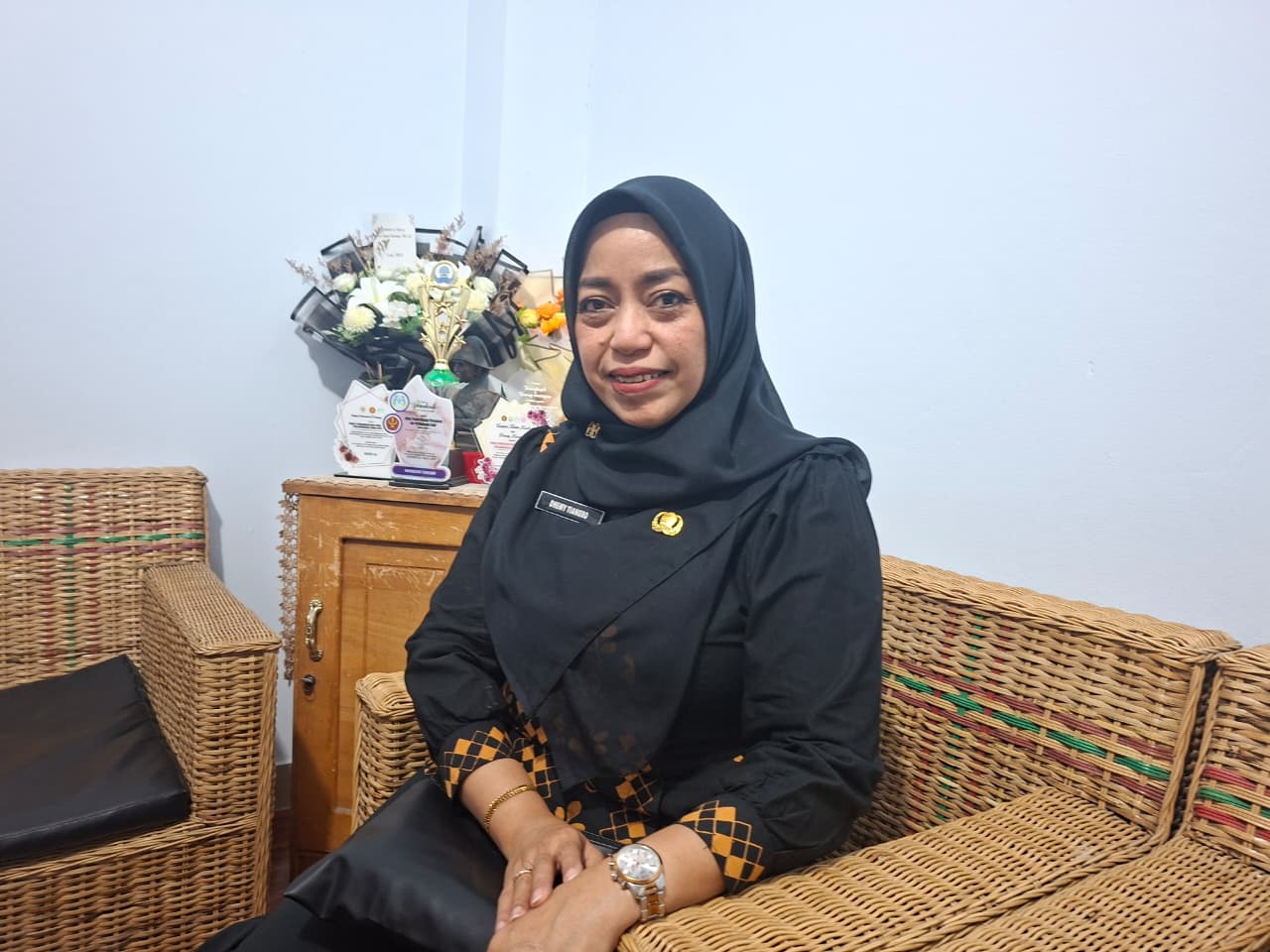 Kepala Bidang Kualitas Perempuan DP3A Kota Palu, Dhewy Tiangso