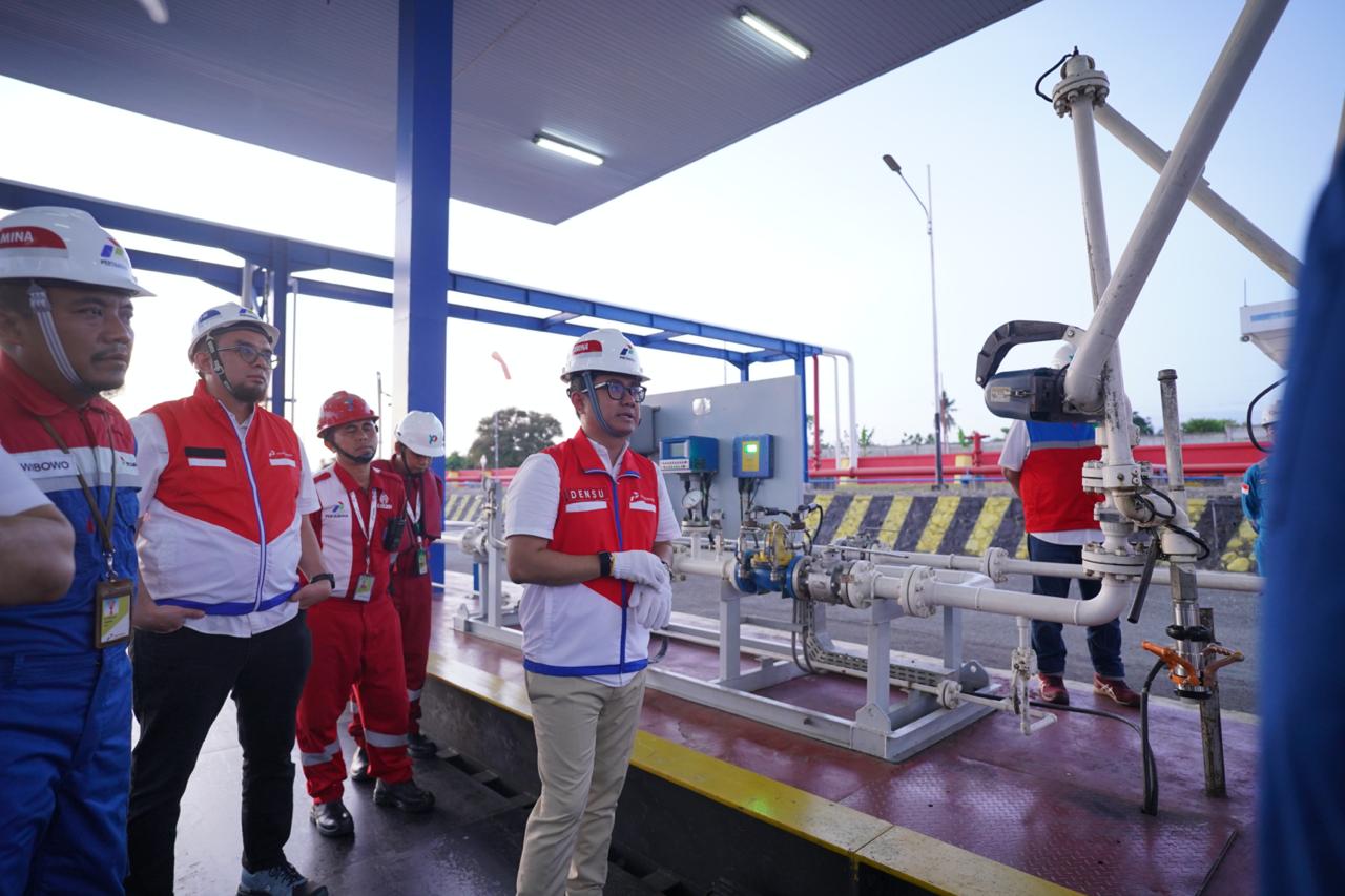Manajemen Pertamina Patra Niaga Regional Sulawesi saat melakukan Management Walkthrough di Terminal LPG Donggala.
