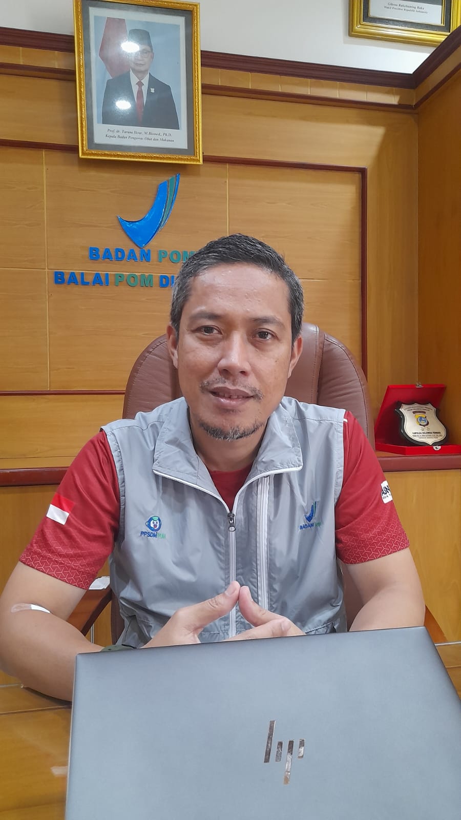 Kepala Balai POM di Palu, Mardianto.