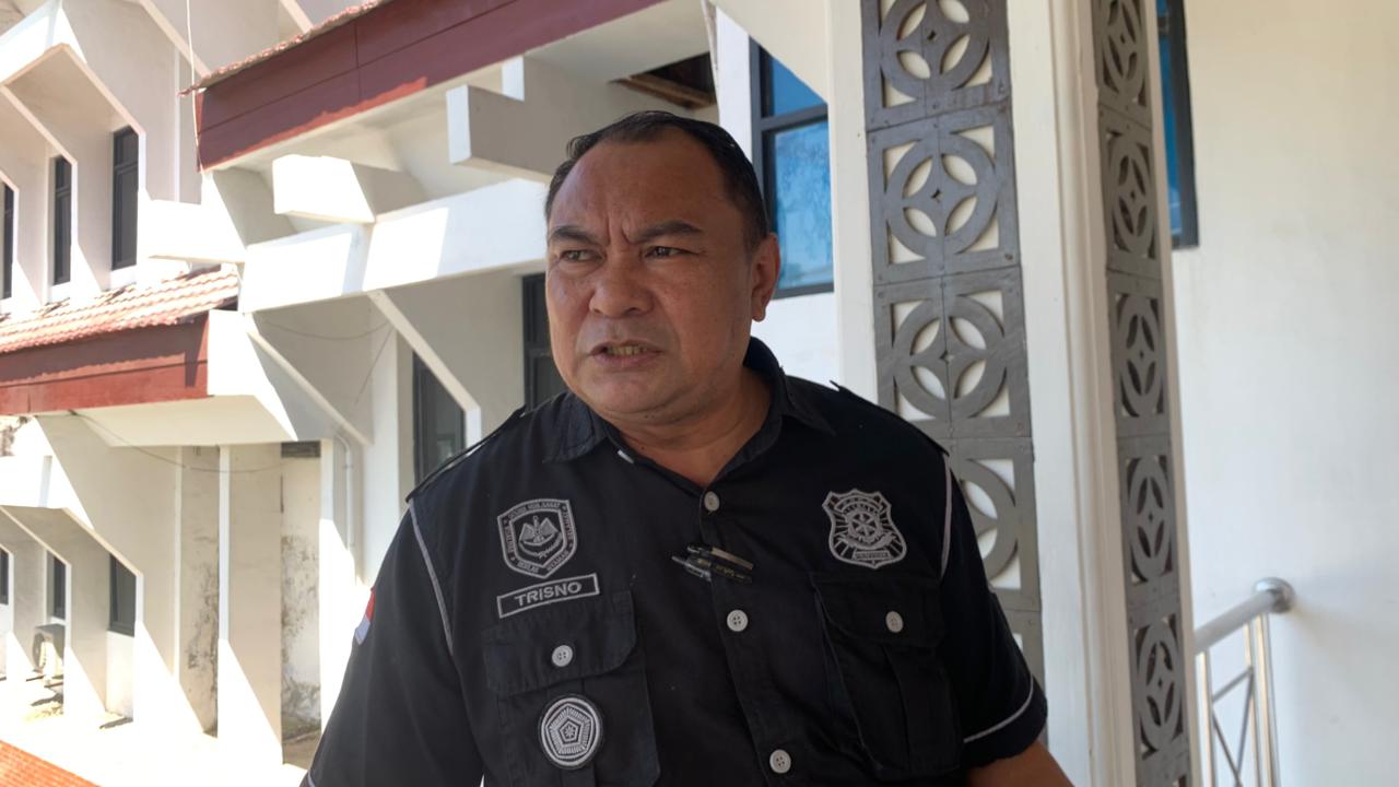 Kepala Dishub Kota Palu, Trisno.