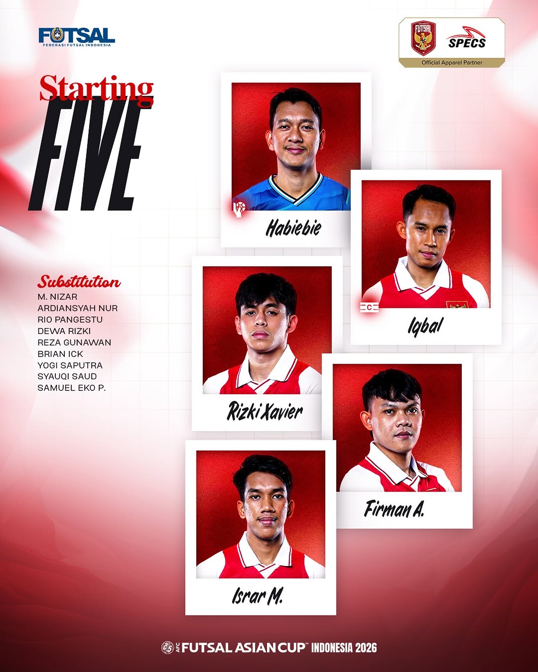 Skuad Merah Putih dijadwalkan menghadapi Korea Selatan di Indonesia Arena, Jakarta, dengan kickoff pukul 19.00 WIB.