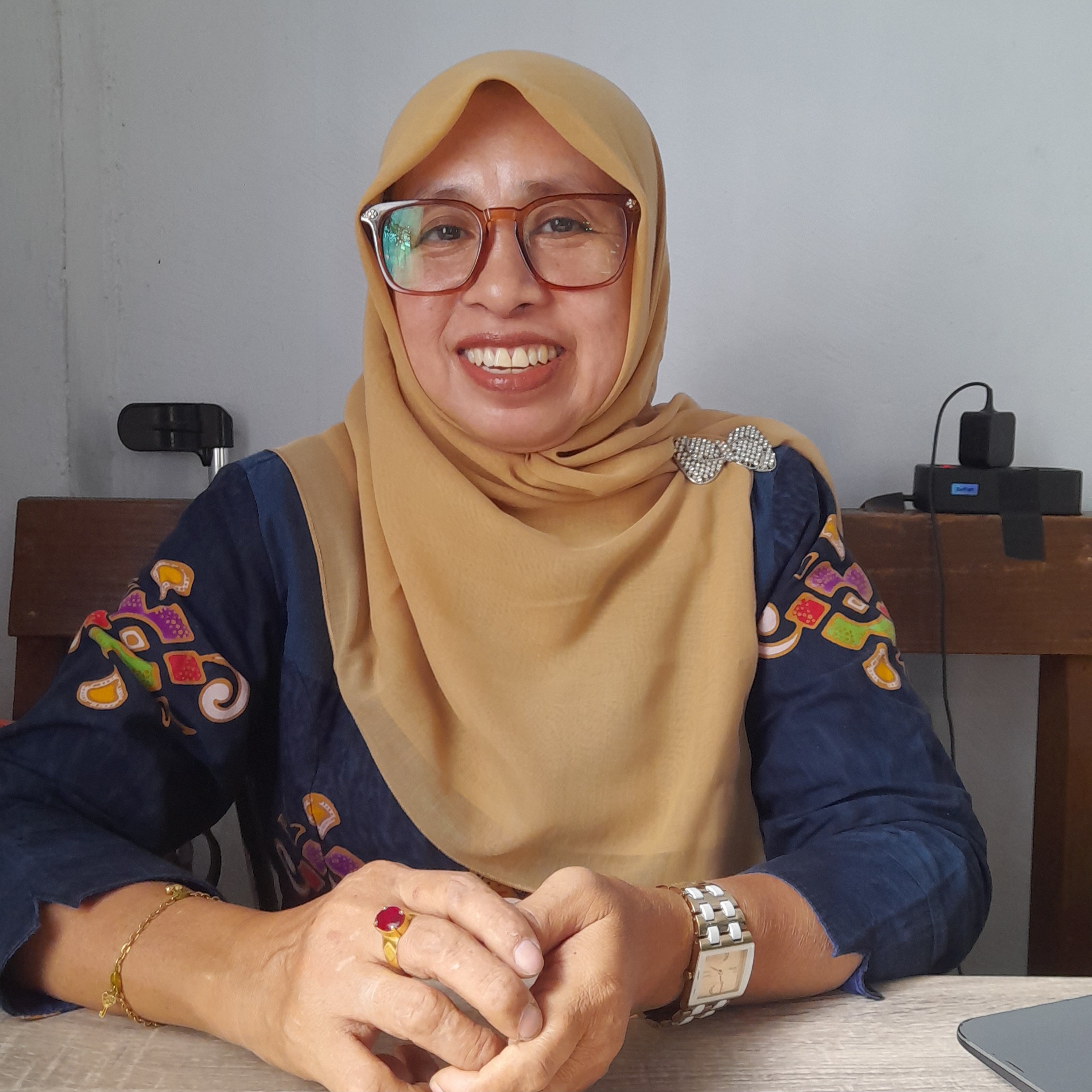 Zulfiah, Penyuluh Agama KUA Mantikulore sekaligus Ketua IPARI Kota Palu.