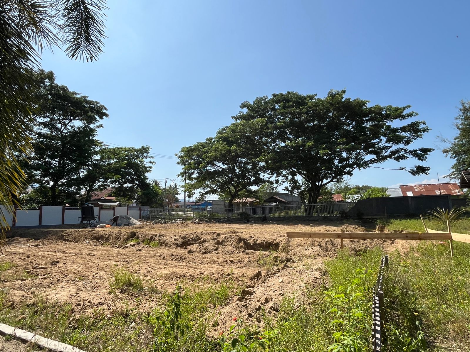 PEMBANGUNAN: Inilah lokasi yang akan dibangun gedung Koperasi Merah Putih.(FOTO: ANGEL SUMBARA/RADAR PALU).