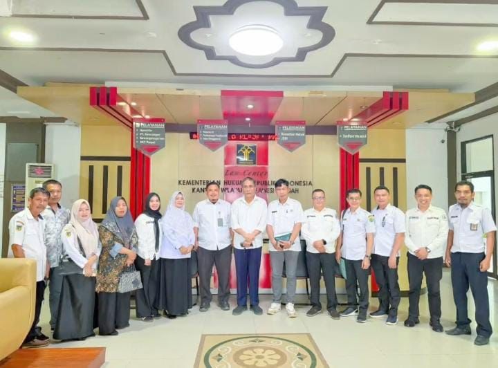 STRATEGIS: Tim percepatan pembentukan UPTD BLK Buol Hebat saat berada Kemenkumham Sulteng, Rabu (28/1/2026).(FOTO: ISTIMEWA/RADAR PALU).
