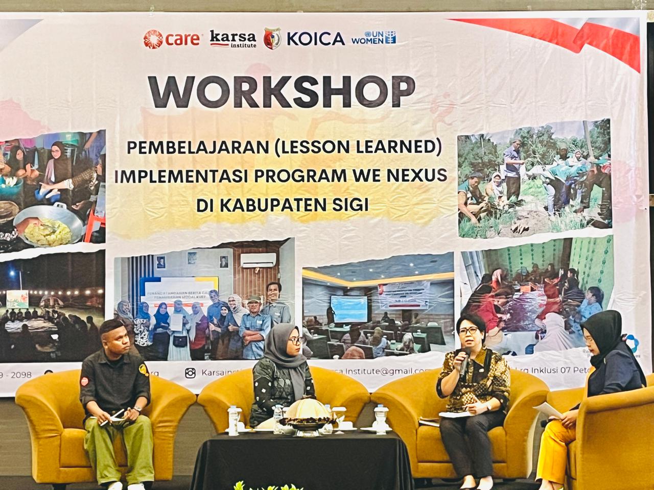 TARGETKAN: Kadis DP3A sigi Pemkab Sigi, Noviani Korowu, menyampaikan target Pemkab Sigi untuk predikat layak anak, Kamis (29/1/2026).(FOTO: ANGEL SUMBARA/RADAR PALU).