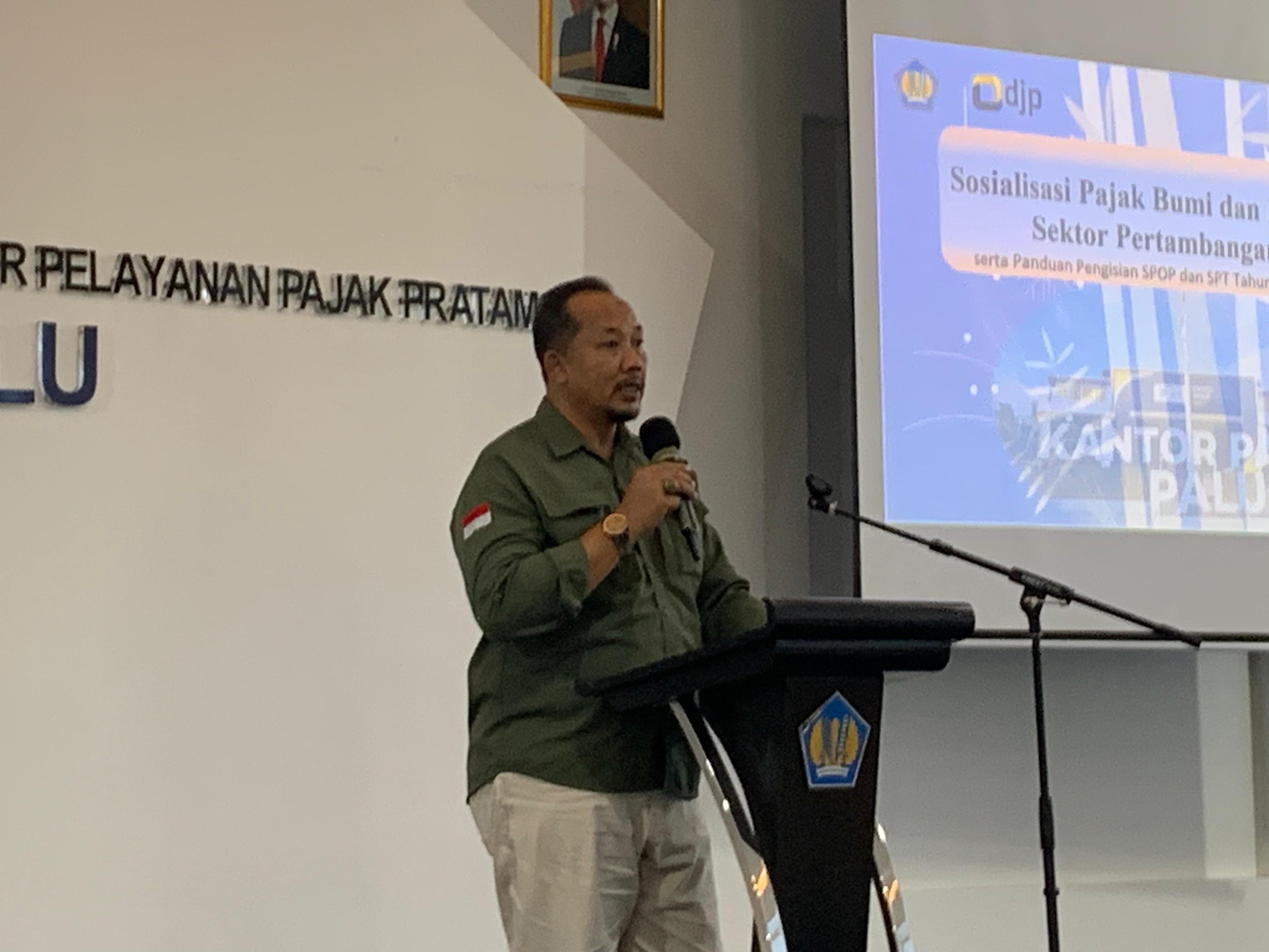 Pelaksana Harian (Plh) Kepala KPP Pratama Palu, Nizar Halim Irawan.