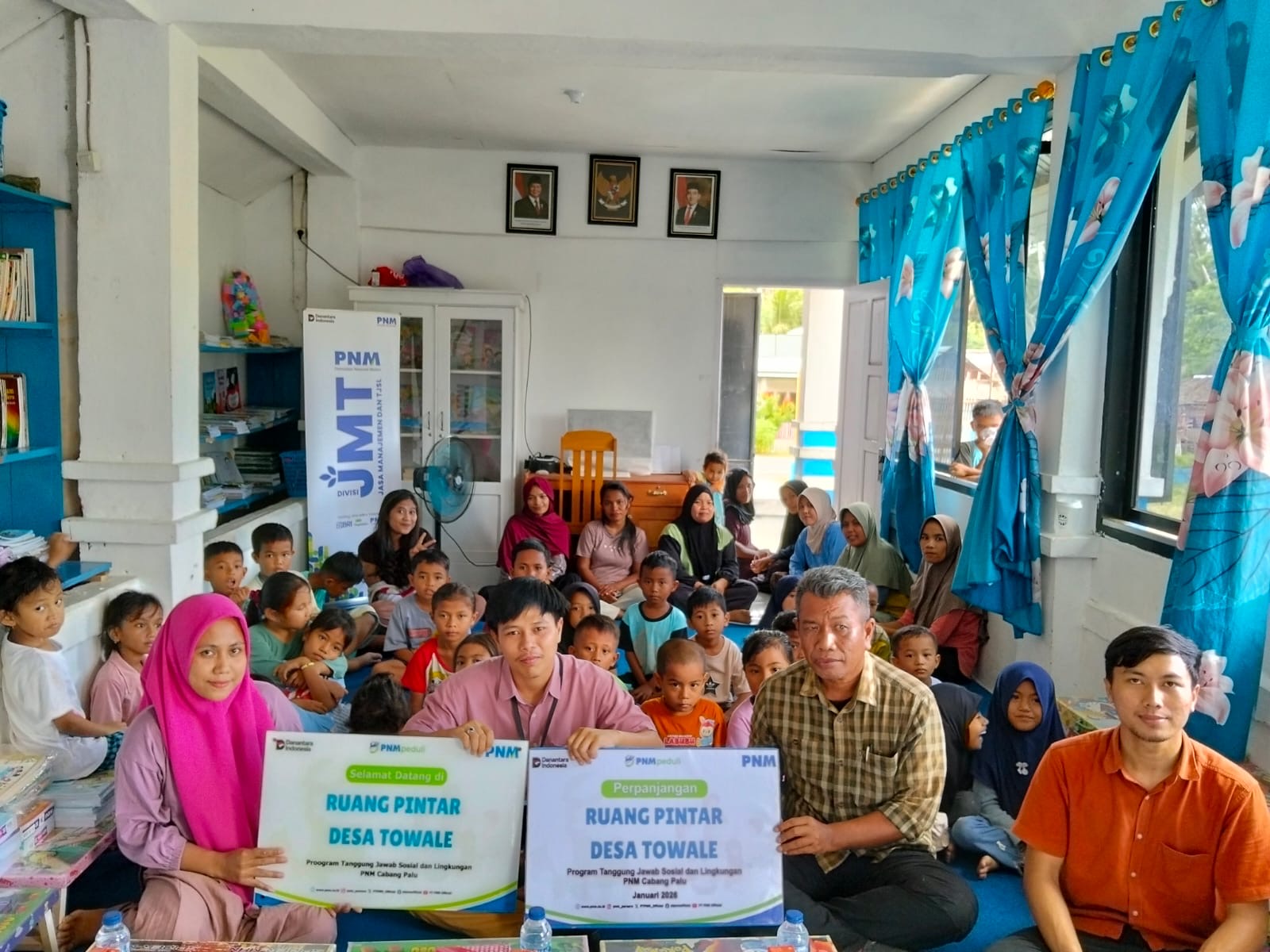 Perpanjangan Ruang Pintar ini bertujuan untuk meningkatkan pengetahuan dan wawasan anak-anak Desa Towale.