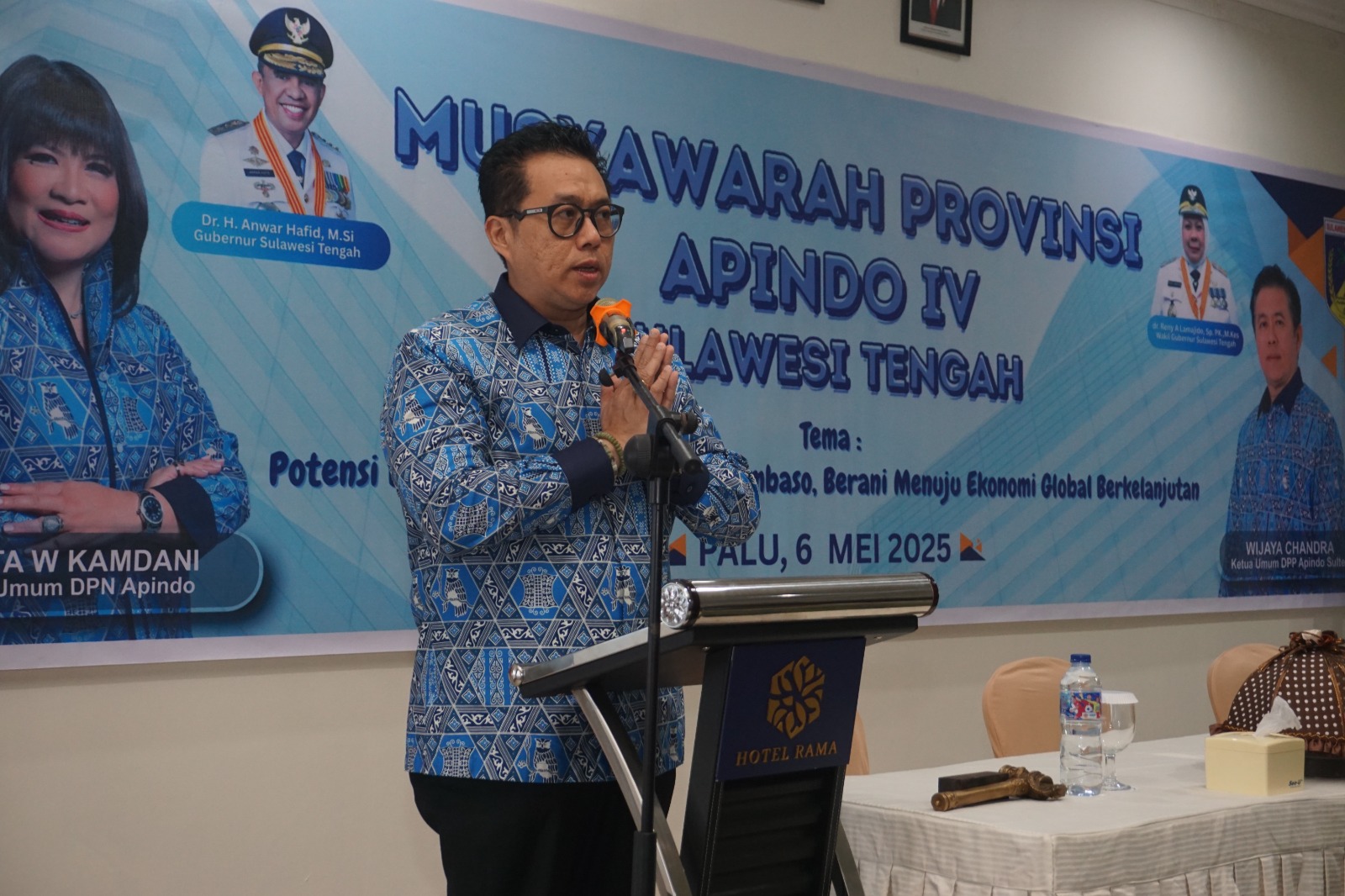 Ketua DPP APINDO Sulawesi Tengah, Wijaya Chandra