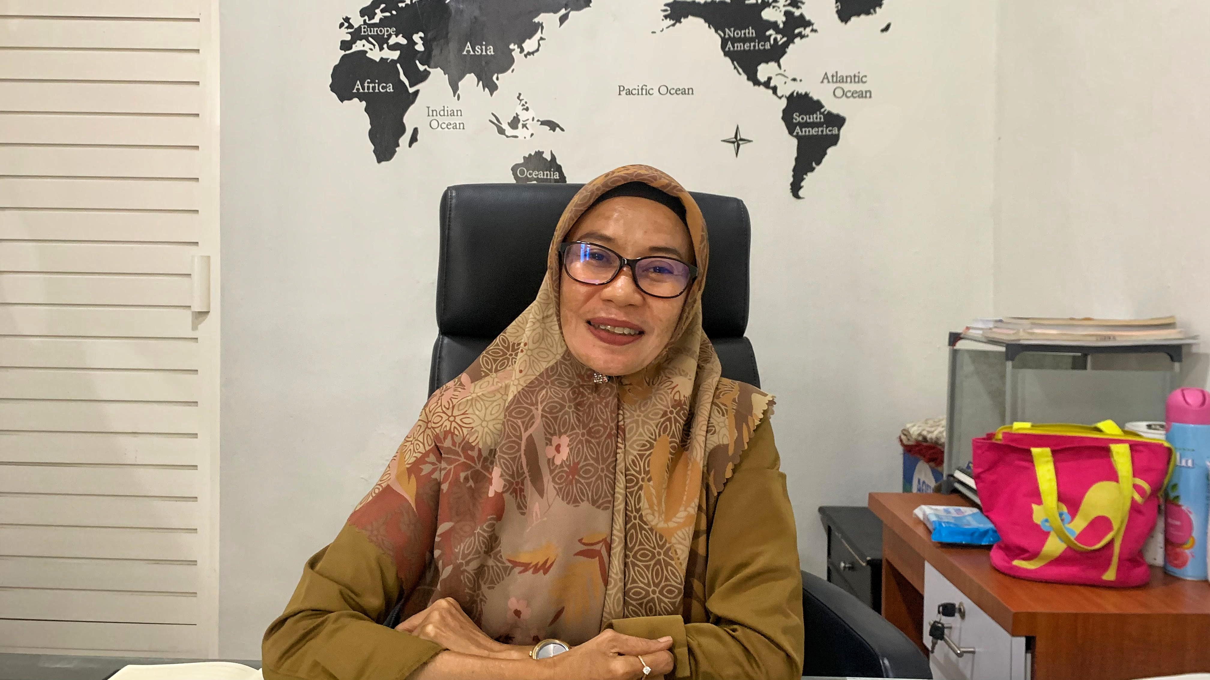 Kepala Bidang Perdagangan Luar Negeri Dinas Perindustrian dan Perdagangan (Disperindag) Provinsi Sulawesi Tengah, Margie Lestari, SH.