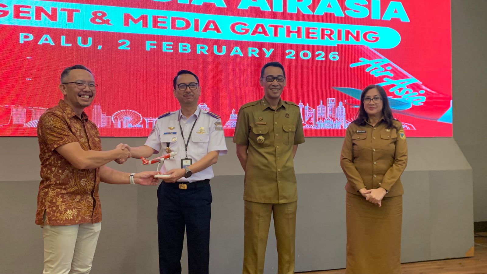 Kegiatan Forum Konektivitas Udara dan Peluang Usaha Sulawesi Tengah pada Senin, 2 Februari 2026 lalu.