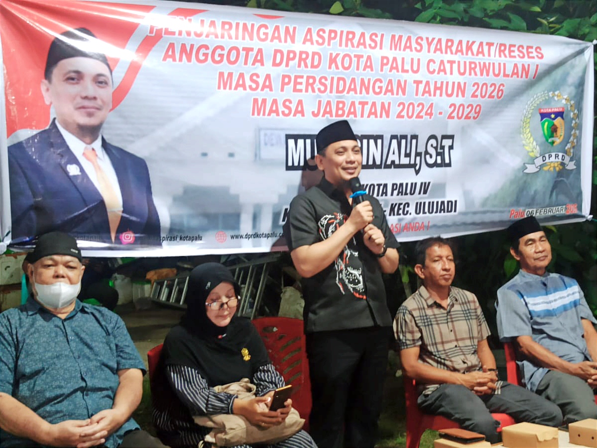 Muchsin Ali menyerap aspirasi warga Bumi Bahari terkait air bersih, infrastruktur jalan, dan kebutuhan fasilitas umum dalam kegiatan reses DPRD Kota Palu.