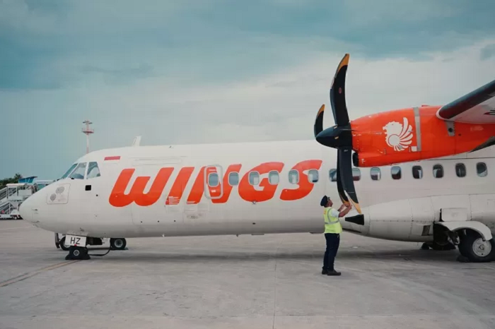 ILUSTRASI maskapai Wings Air.