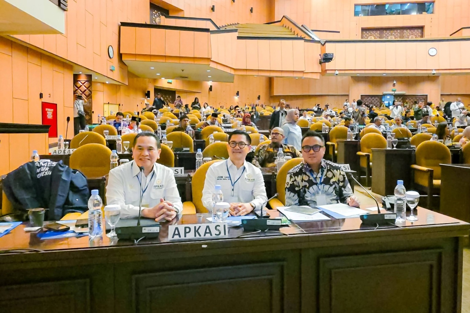DISEMINASI: Bupati Morut, Delis Julkarson Hehi menghadiri Diseminasi Keputusan DPD RI, Rabu (4/2/2026).(FOTO: ISTIMEWA/RADAR PALU)