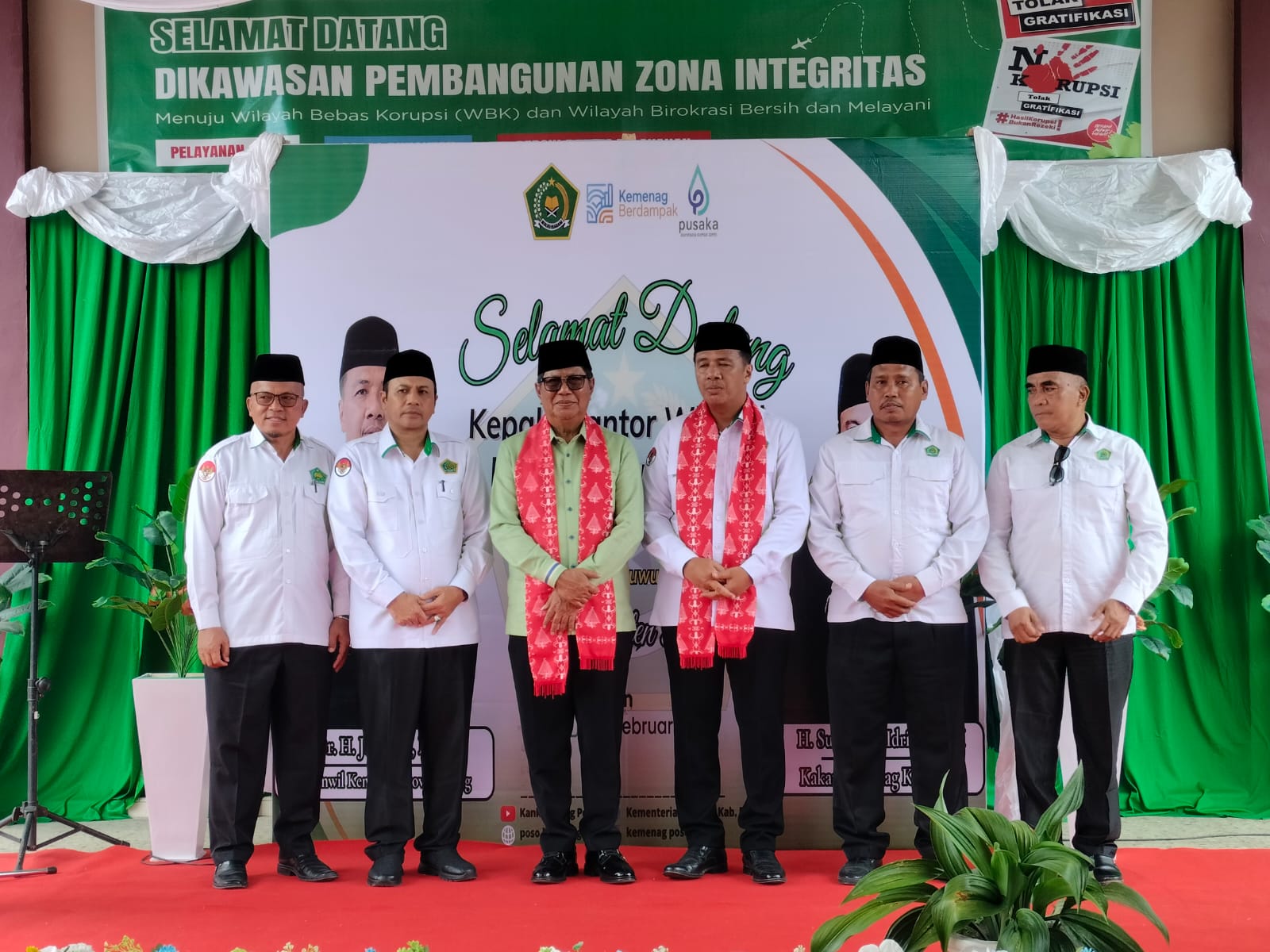 KUNKER: Kakanwil Kemenag Sulteng, Dr. Junaidin saat memberikan arahannya, di Kabupaten Poso.(FOTO: HUMAS KANWIL KEMENAG SULTENG).