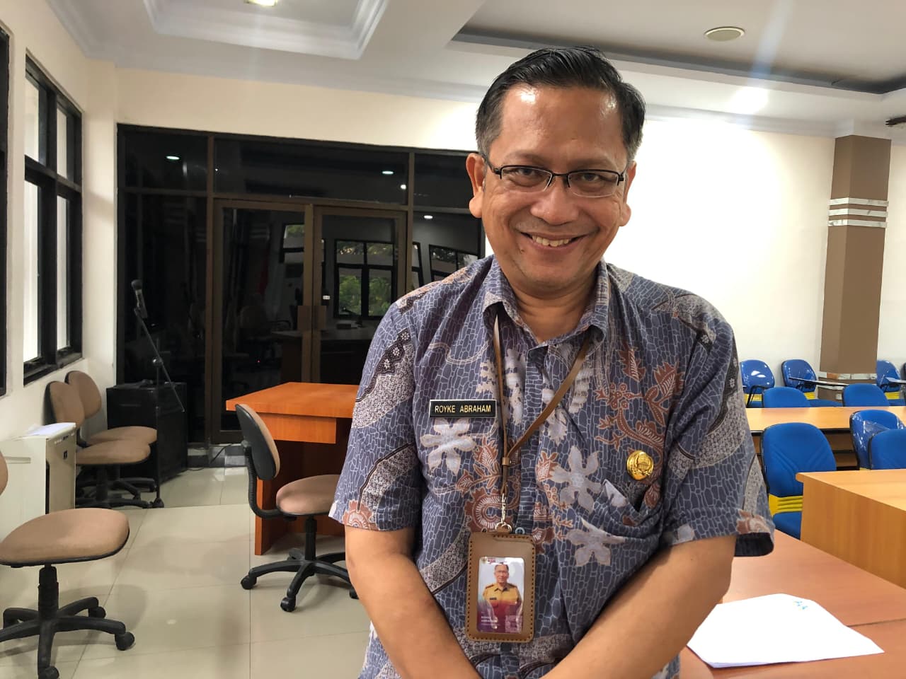 Kepala DP3A Palu, Royke Abraham